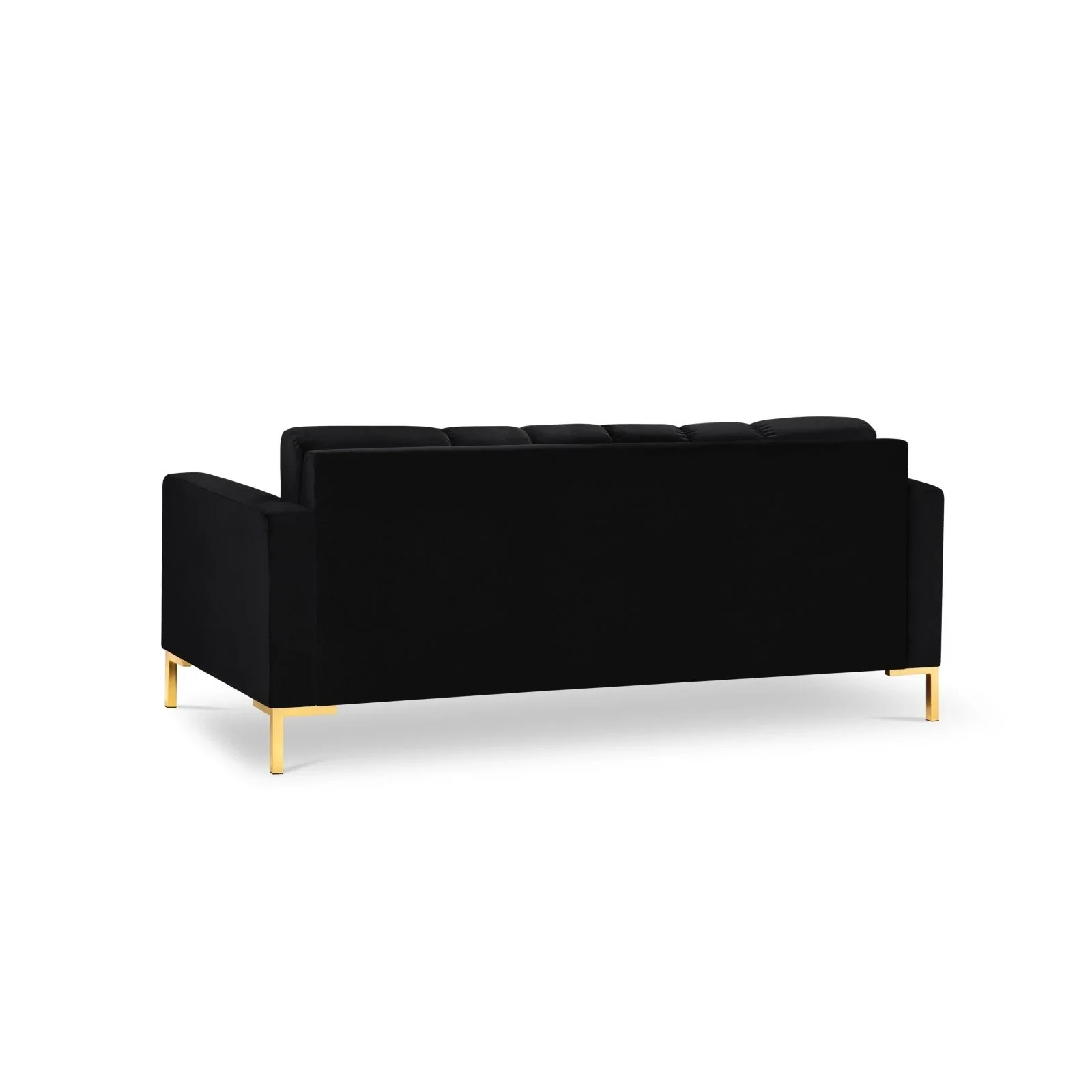 Mamaia 2-Sitzer Sofa, Beine Goldmetall, mit Bezug aus Samt oder Strukturstoff, 152x96 cm - Image 140