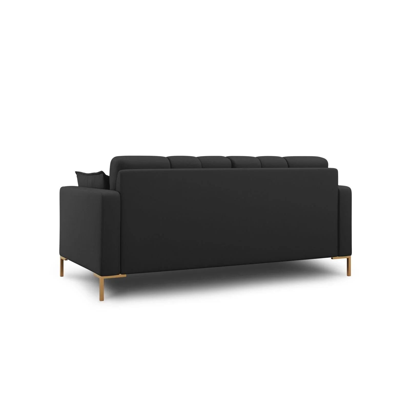 Mamaia 2-Sitzer Sofa, Beine Goldmetall, mit Bezug aus Samt oder Strukturstoff, 152x96 cm - Image 18