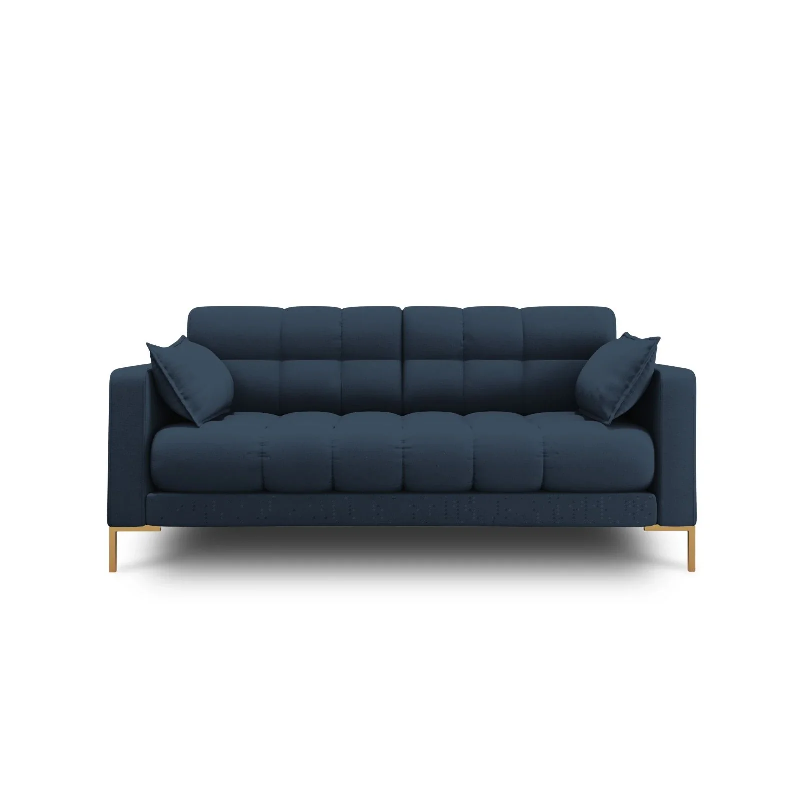 Mamaia 2-Sitzer Sofa, Beine Goldmetall, mit Bezug aus Samt oder Strukturstoff, 152x96 cm - Image 26