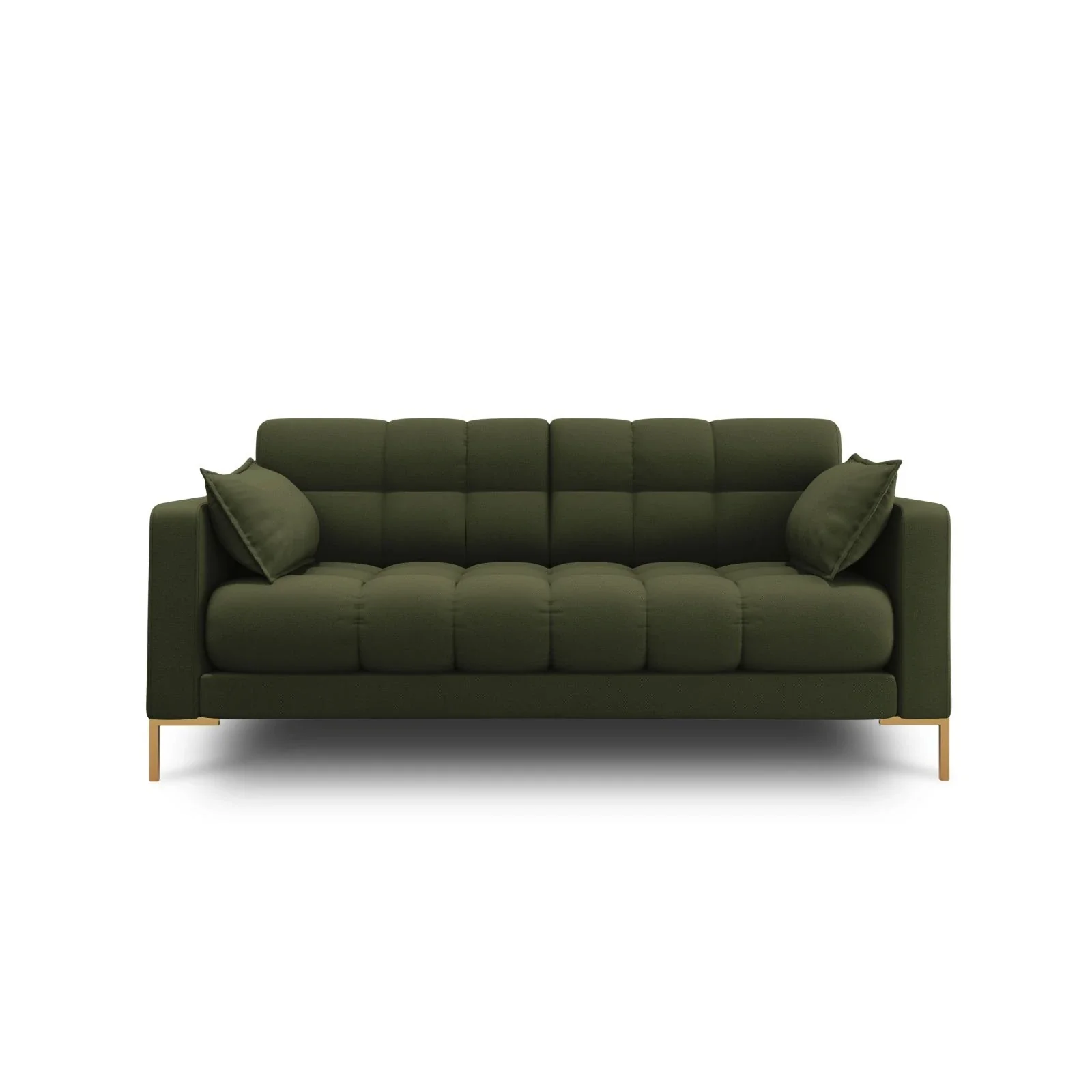 Mamaia 2-Sitzer Sofa, Beine Goldmetall, mit Bezug aus Samt oder Strukturstoff, 152x96 cm - Image 31