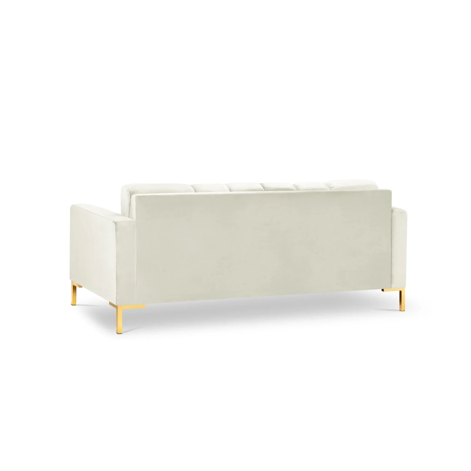 Mamaia 2-Sitzer Sofa, Beine Goldmetall, mit Bezug aus Samt oder Strukturstoff, 152x96 cm - Image 44