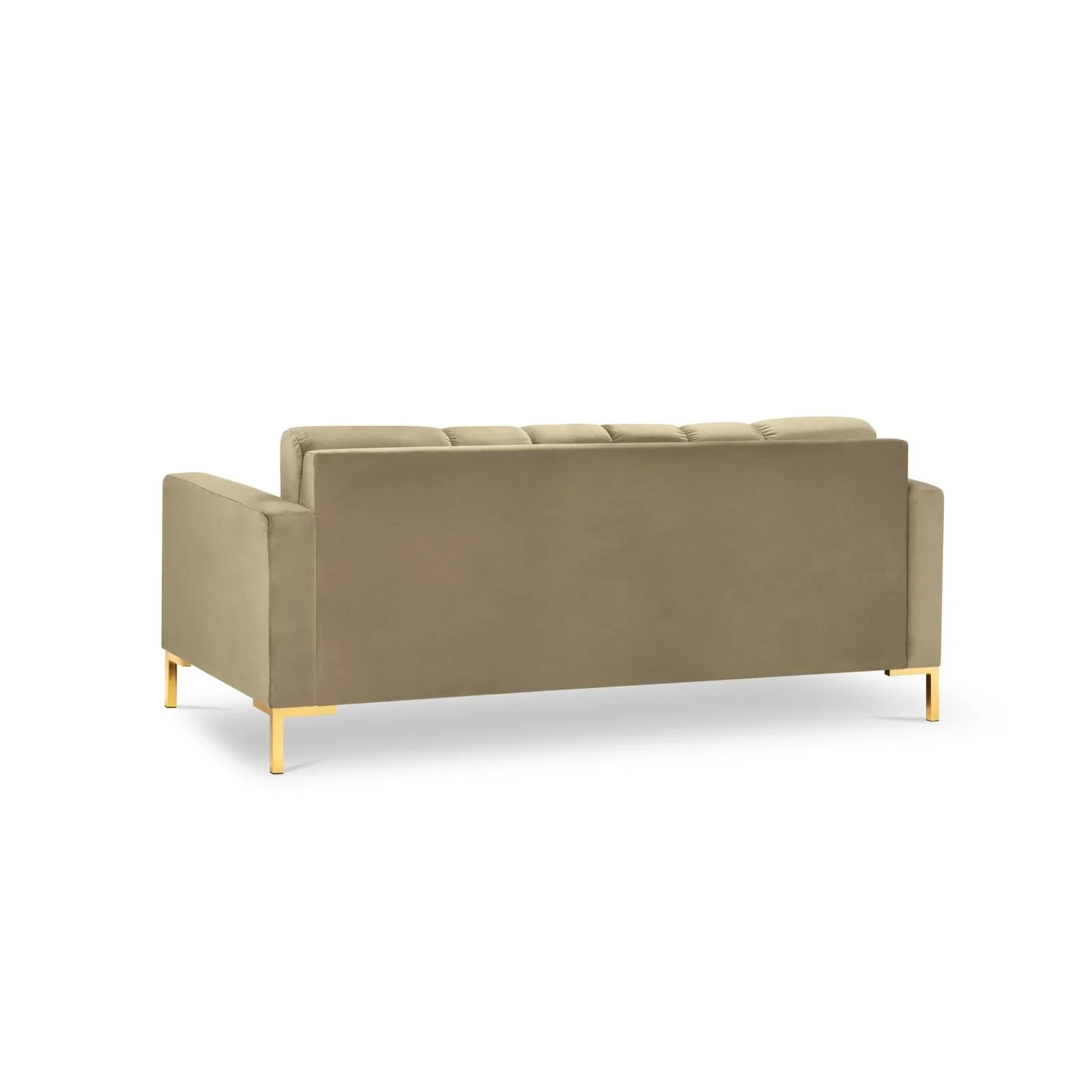 Mamaia 2-Sitzer Sofa, Beine Goldmetall, mit Bezug aus Samt oder Strukturstoff, 152x96 cm - Image 52