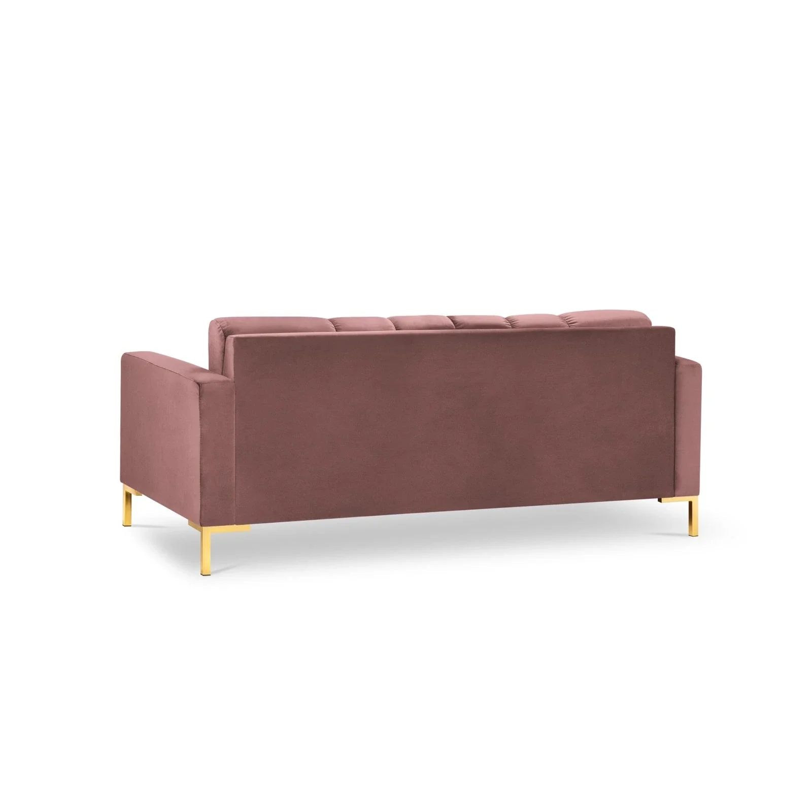 Mamaia 2-Sitzer Sofa, Beine Goldmetall, mit Bezug aus Samt oder Strukturstoff, 152x96 cm - Image 68