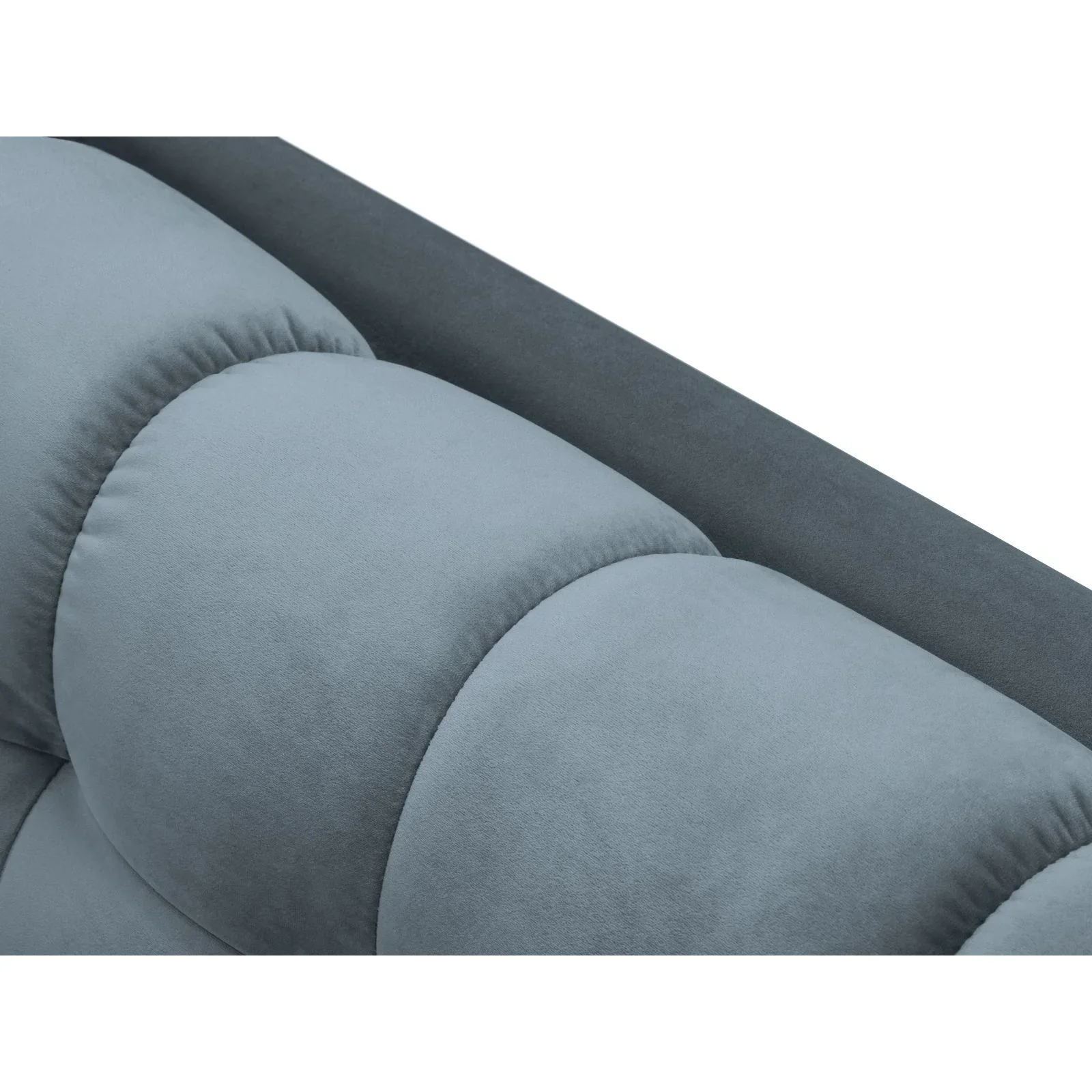 Mamaia 2-Sitzer Sofa, Beine Goldmetall, mit Bezug aus Samt oder Strukturstoff, 152x96 cm - Image 95