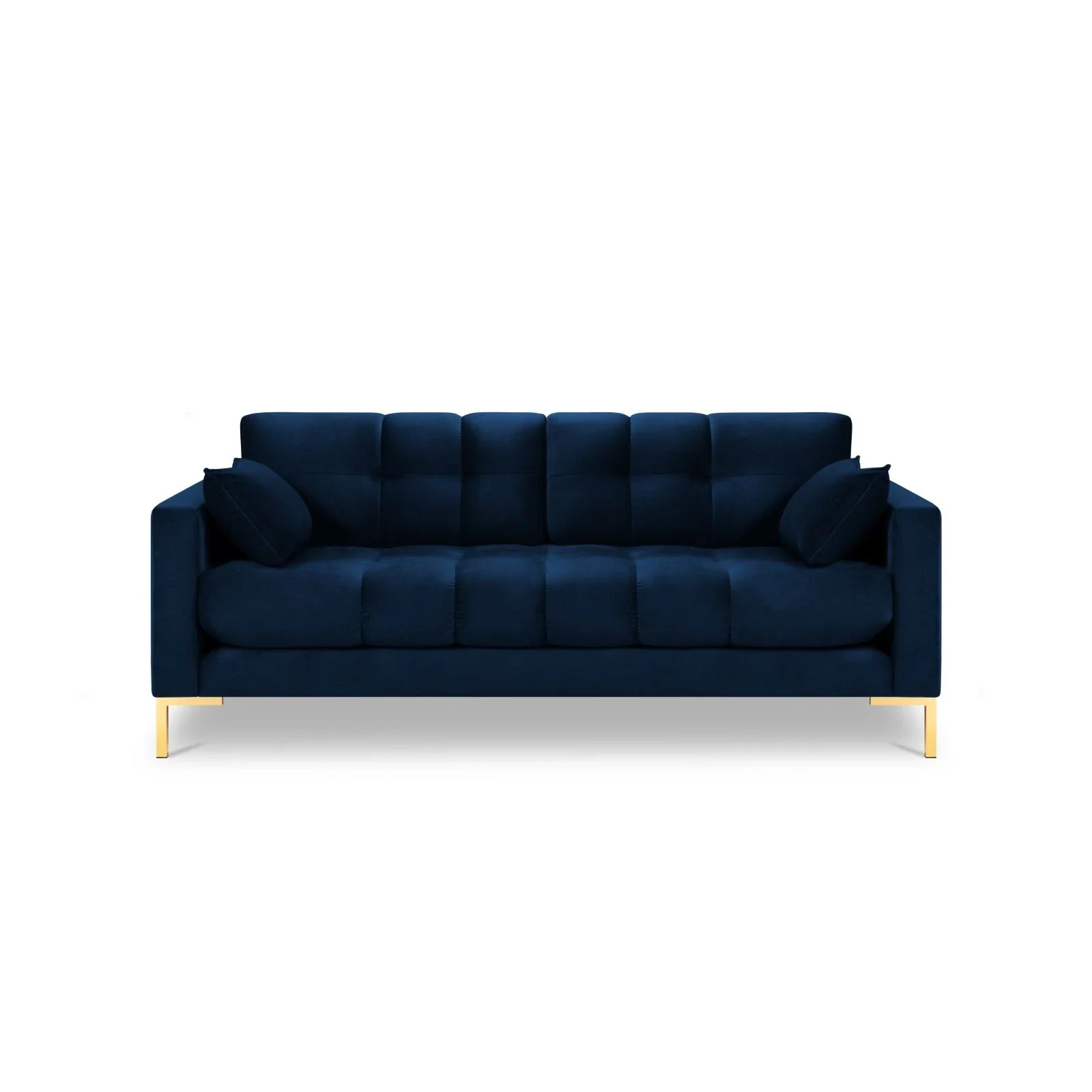 Mamaia 2-Sitzer Sofa, Beine Goldmetall, mit Bezug aus Samt oder Strukturstoff, 152x96 cm - Image 99