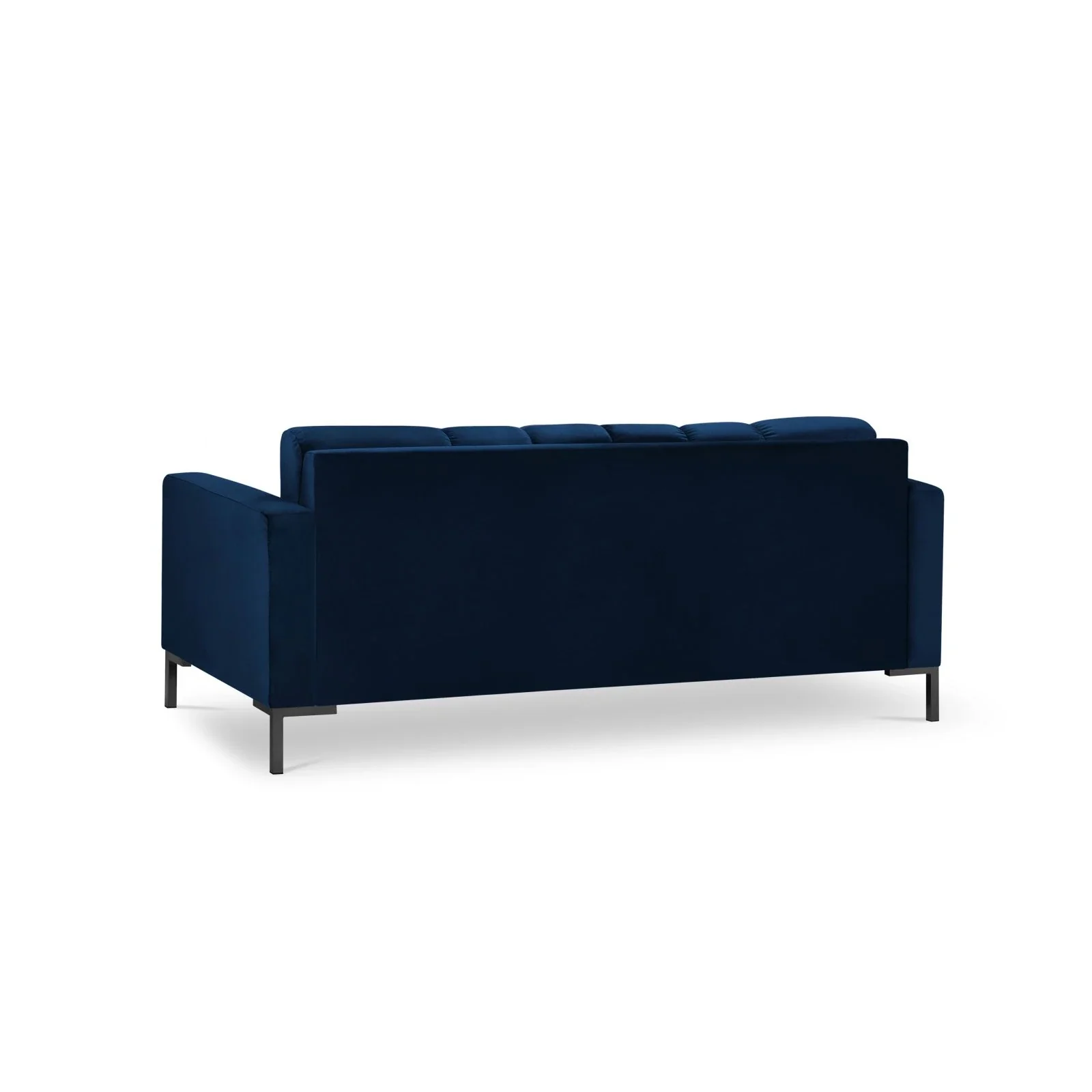 Mamaia 2-Sitzer Sofa, Metallbeine Schwarz, mit Bezug aus Samt oder Strukturstoff, 152x96 cm - Image 100