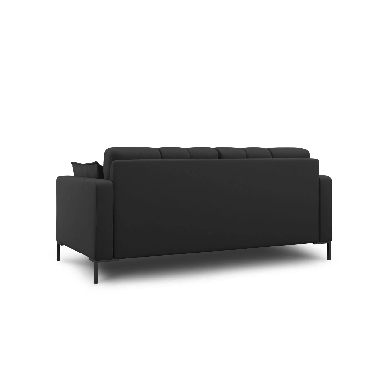 Mamaia 2-Sitzer Sofa, Metallbeine Schwarz, mit Bezug aus Samt oder Strukturstoff, 152x96 cm - Image 18