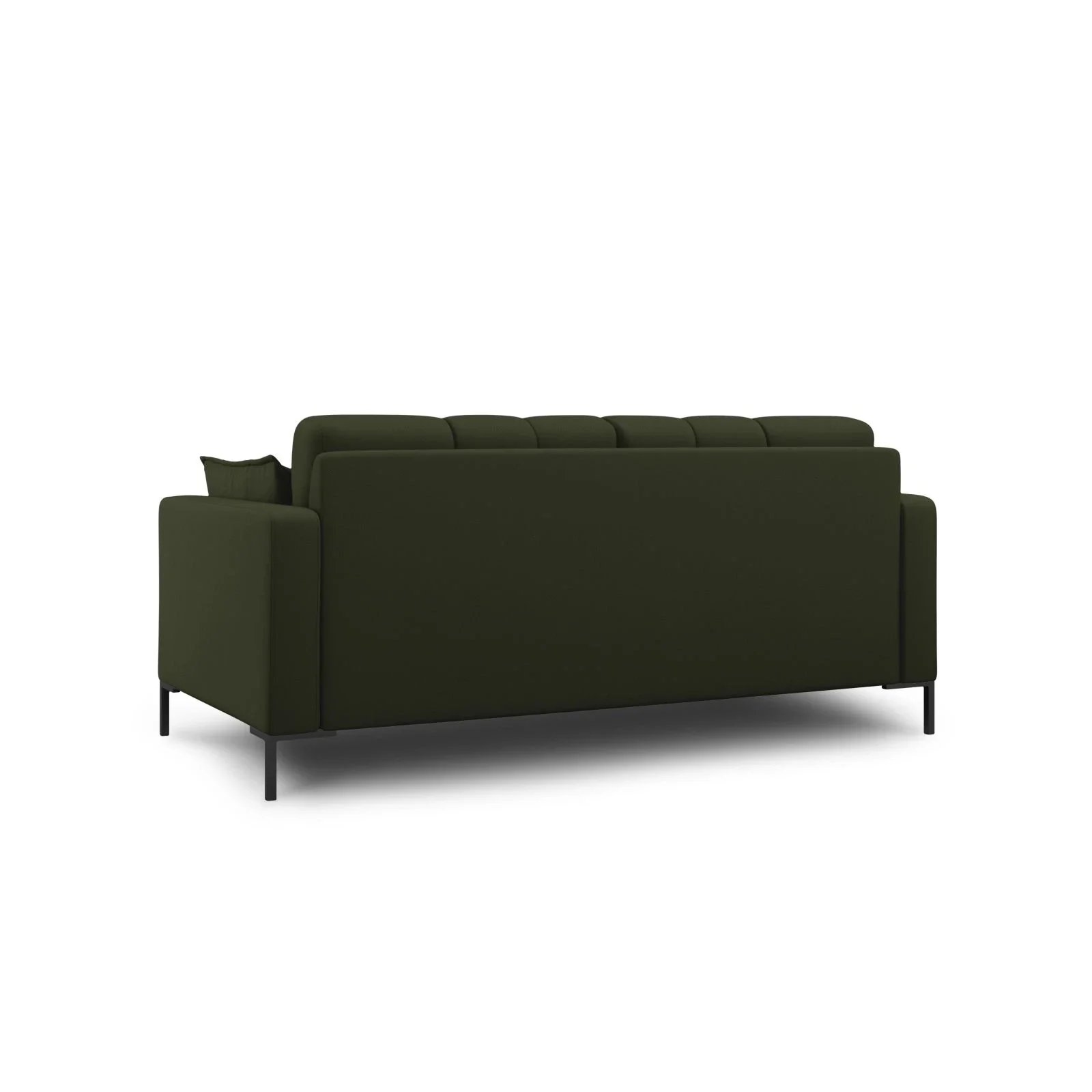 Mamaia 2-Sitzer Sofa, Metallbeine Schwarz, mit Bezug aus Samt oder Strukturstoff, 152x96 cm - Image 33