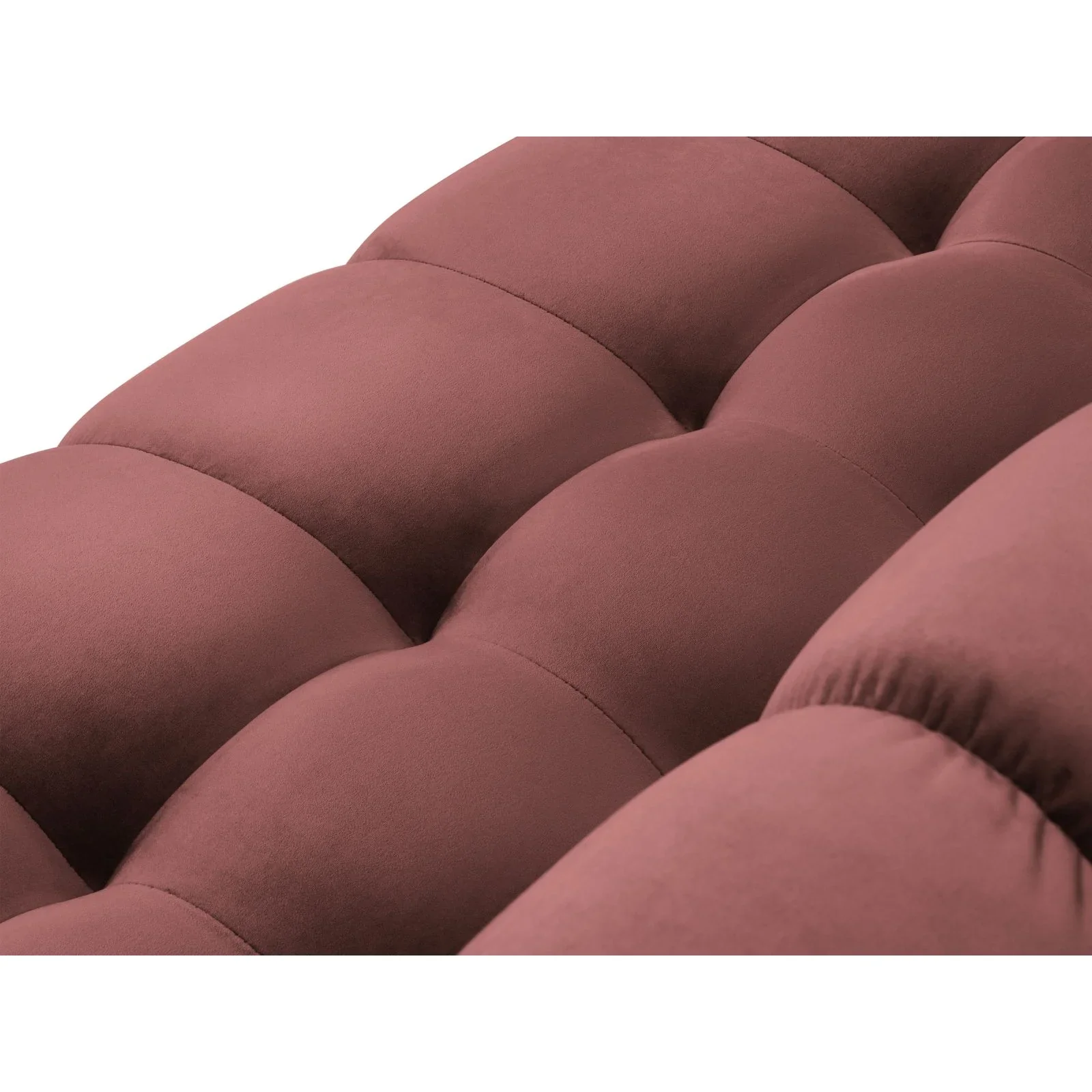 Mamaia 2-Sitzer Sofa, Metallbeine Schwarz, mit Bezug aus Samt oder Strukturstoff, 152x96 cm - Image 72