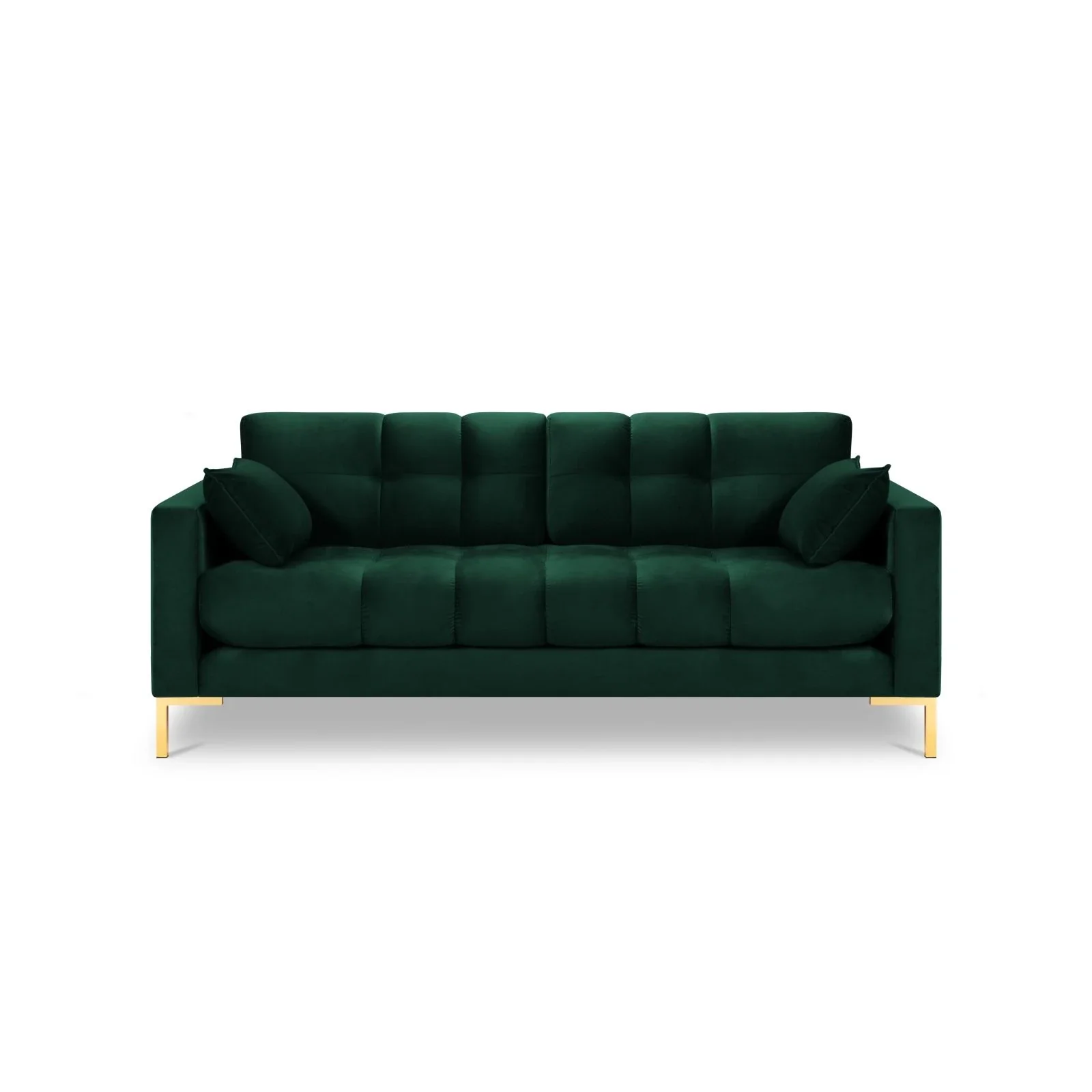 Mamaia 3-Sitzer Sofa, Beine Goldmetall, mit Bezug aus Samt oder Strukturstoff, 177x96 cm - Image 83