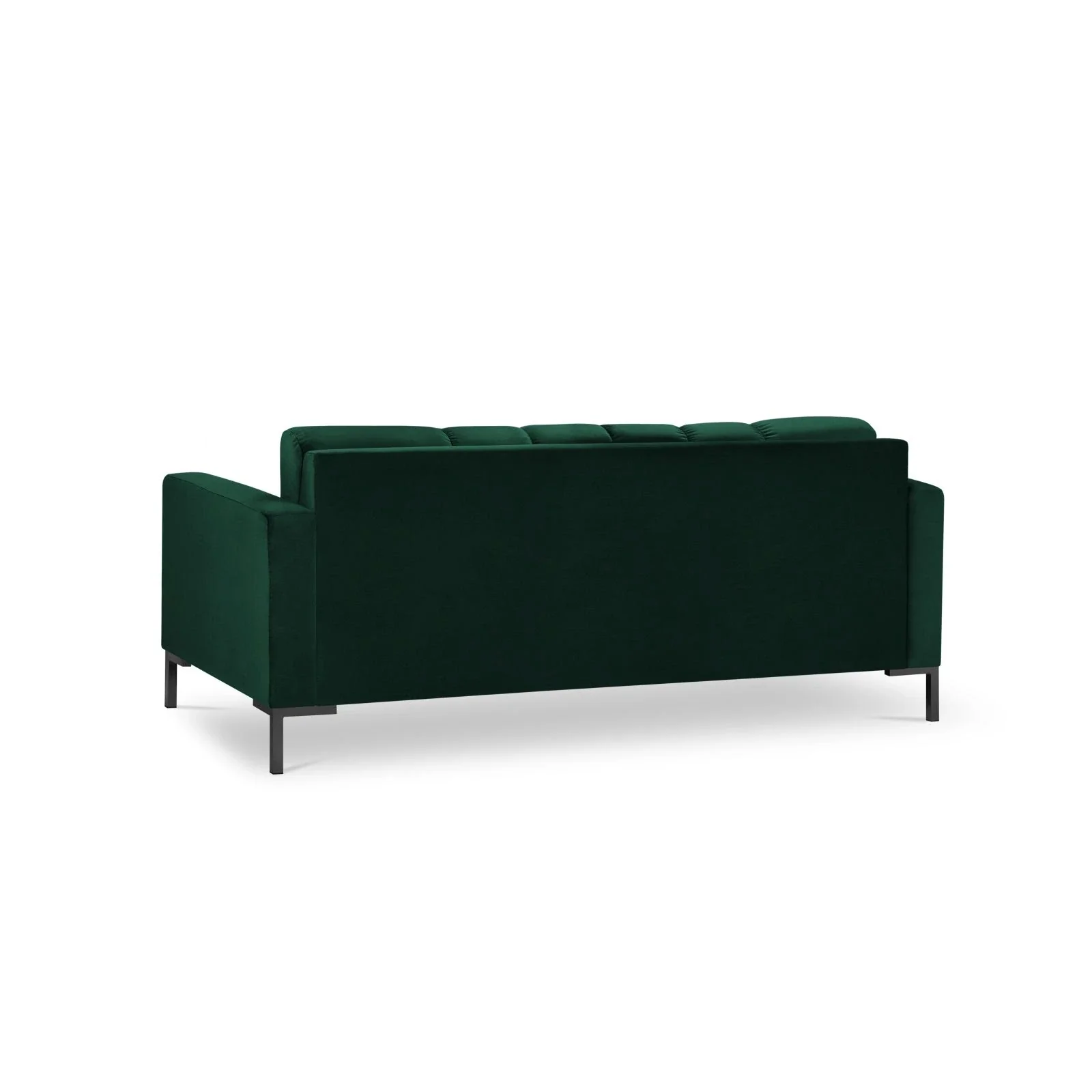 Mamaia 3-Sitzer Sofa, Metallbeine Schwarz, mit Bezug aus Samt oder Strukturstoff, 177x96 cm - Image 84