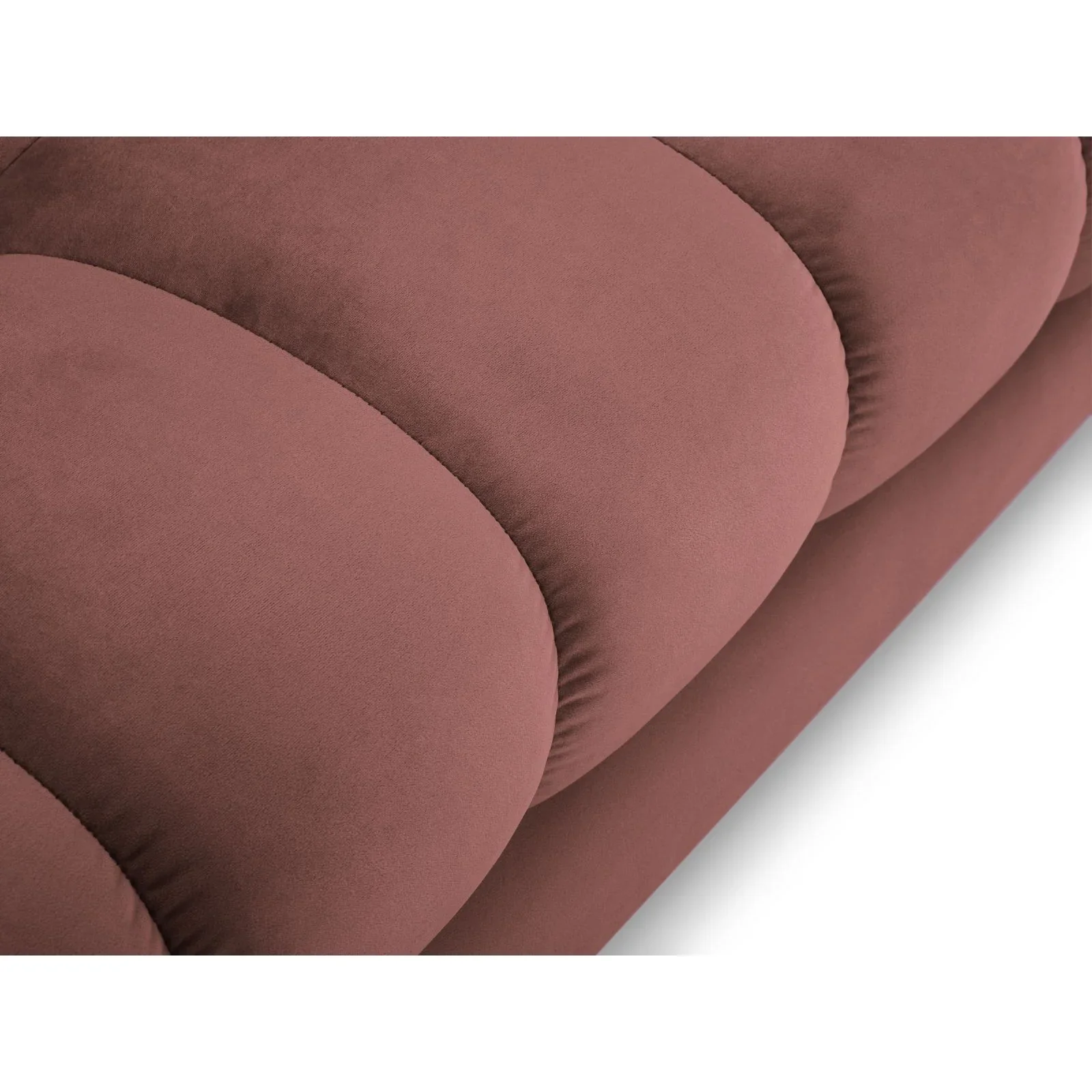 Mamaia 4-Sitzer Ecksofa, Linke Seite, Metallbeine Schwarz, mit Bezug aus Samt oder Strukturstoff, 293x185 cm - Image 110