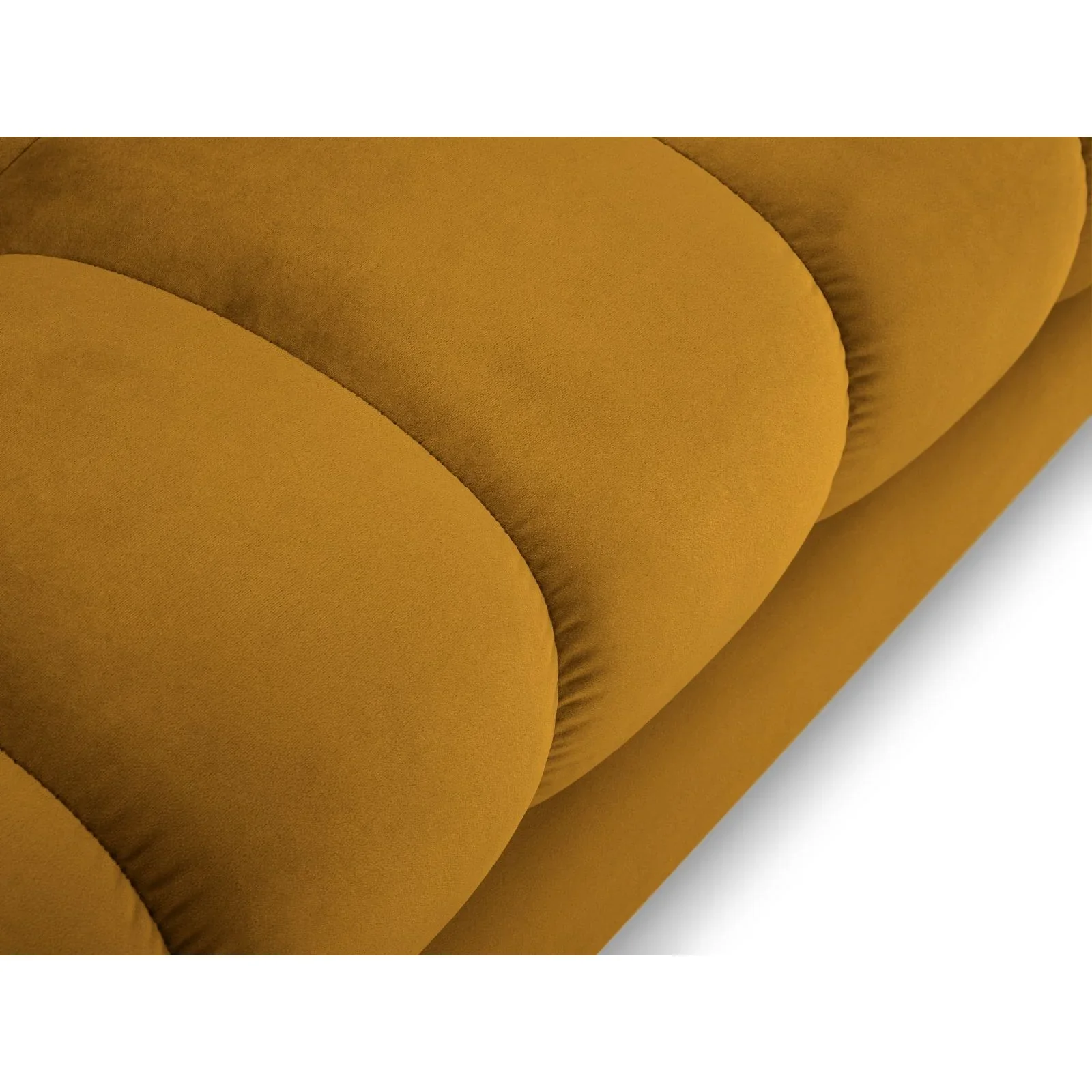 Mamaia 4-Sitzer Ecksofa, Linke Seite, Metallbeine Schwarz, mit Bezug aus Samt oder Strukturstoff, 293x185 cm - Image 118