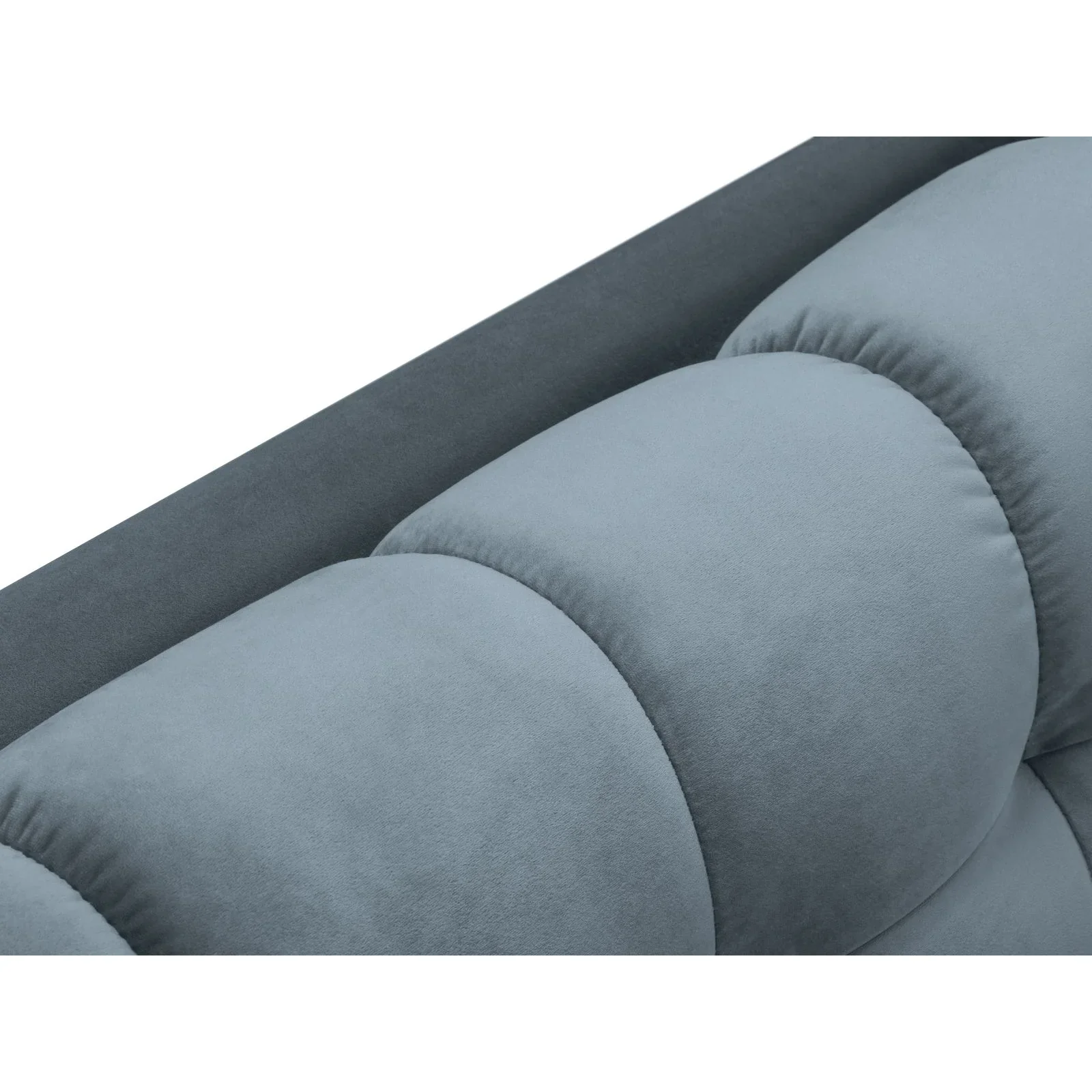Mamaia 4-Sitzer Ecksofa, Linke Seite, Metallbeine Schwarz, mit Bezug aus Samt oder Strukturstoff, 293x185 cm - Image 135