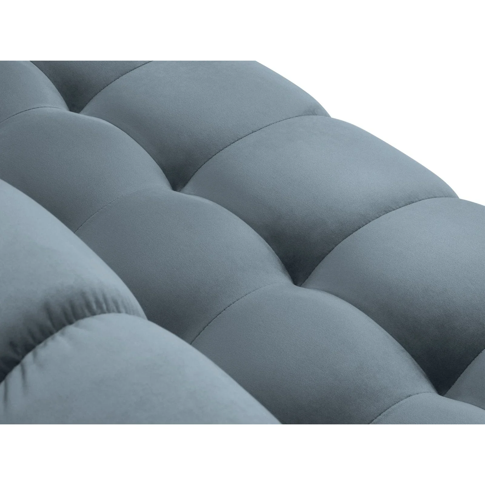 Mamaia 4-Sitzer Ecksofa, Linke Seite, Metallbeine Schwarz, mit Bezug aus Samt oder Strukturstoff, 293x185 cm - Image 136