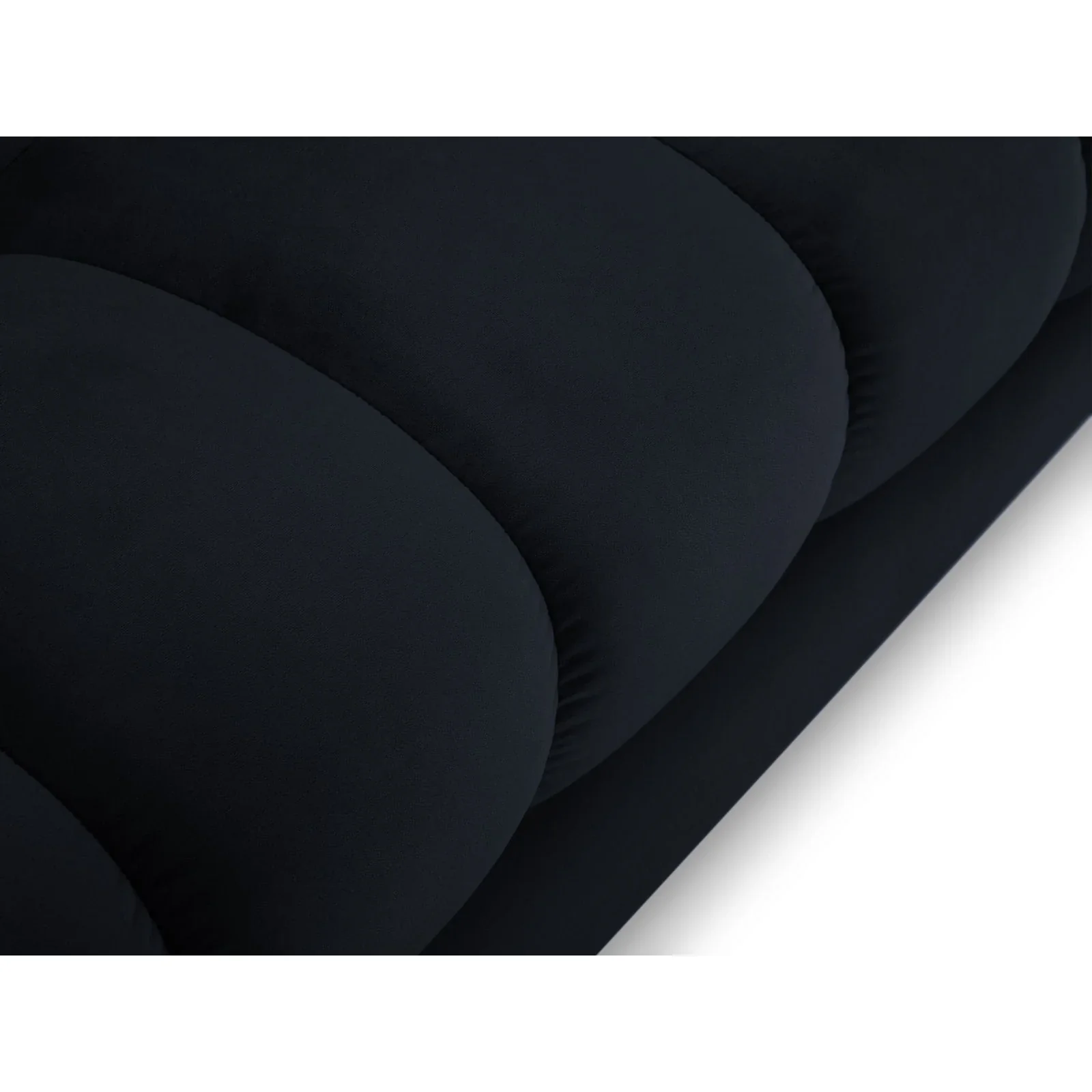 Mamaia 4-Sitzer Ecksofa, Linke Seite, Metallbeine Schwarz, mit Bezug aus Samt oder Strukturstoff, 293x185 cm - Image 150