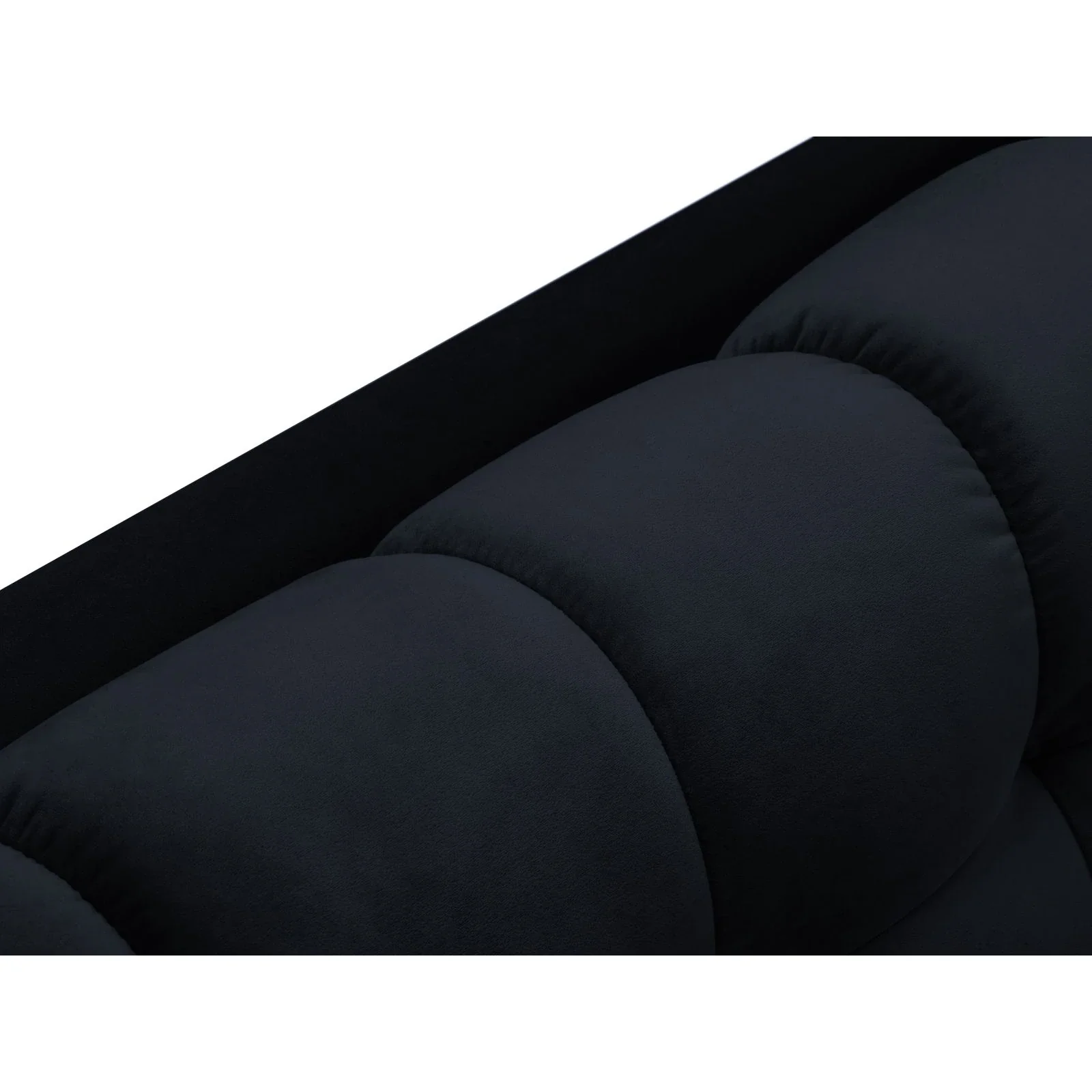 Mamaia 4-Sitzer Ecksofa, Linke Seite, Metallbeine Schwarz, mit Bezug aus Samt oder Strukturstoff, 293x185 cm - Image 151