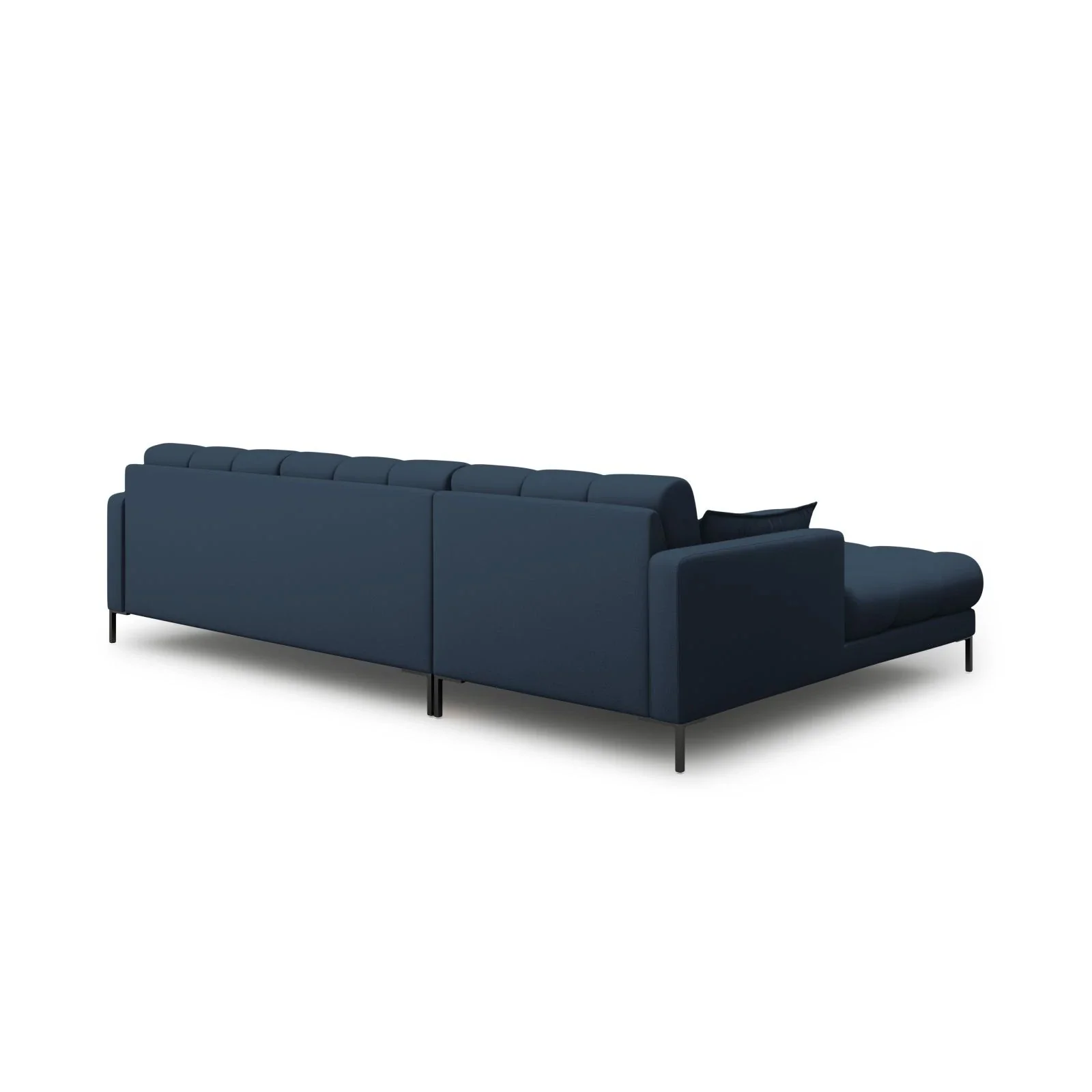 Mamaia 4-Sitzer Ecksofa, Linke Seite, Metallbeine Schwarz, mit Bezug aus Samt oder Strukturstoff, 293x185 cm - Image 34