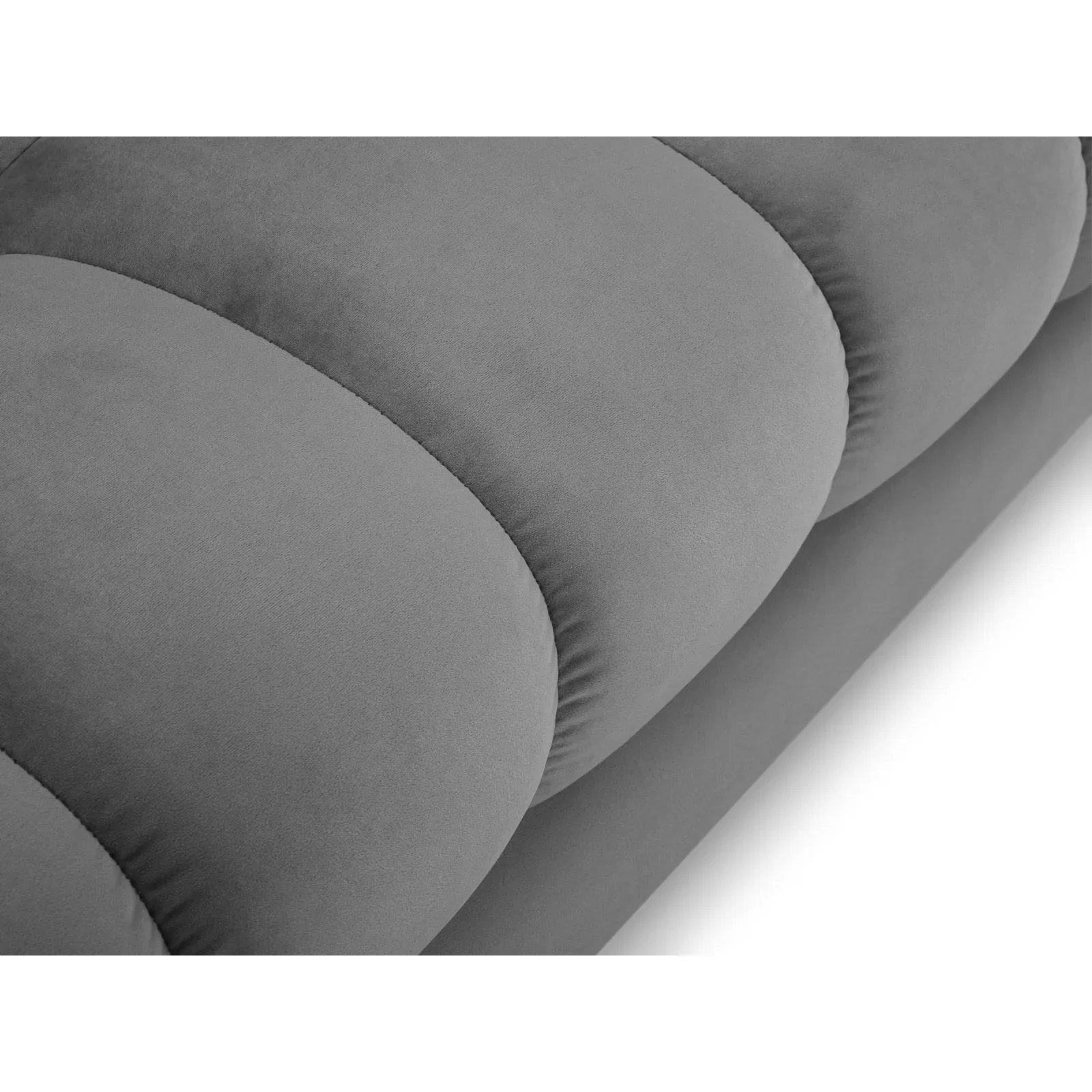 Mamaia 4-Sitzer Ecksofa, Linke Seite, Metallbeine Schwarz, mit Bezug aus Samt oder Strukturstoff, 293x185 cm - Image 70