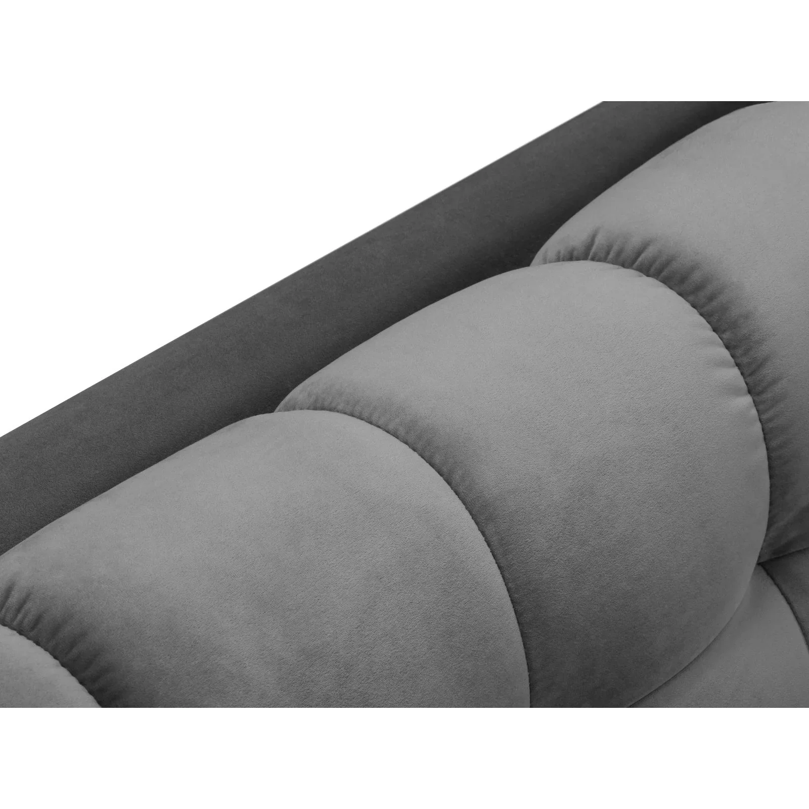 Mamaia 4-Sitzer Ecksofa, Linke Seite, Metallbeine Schwarz, mit Bezug aus Samt oder Strukturstoff, 293x185 cm - Image 71