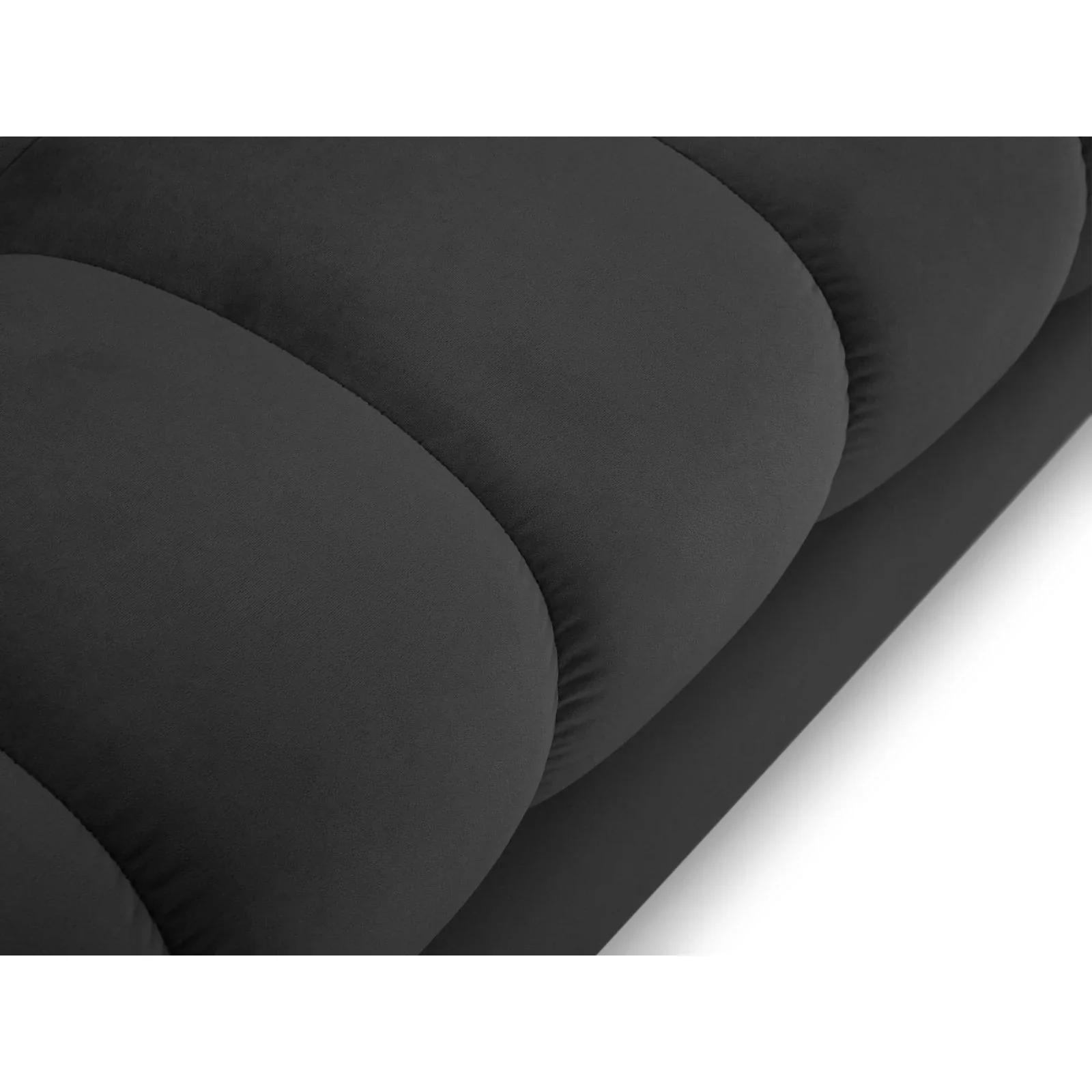 Mamaia 4-Sitzer Ecksofa, Linke Seite, Metallbeine Schwarz, mit Bezug aus Samt oder Strukturstoff, 293x185 cm - Image 78