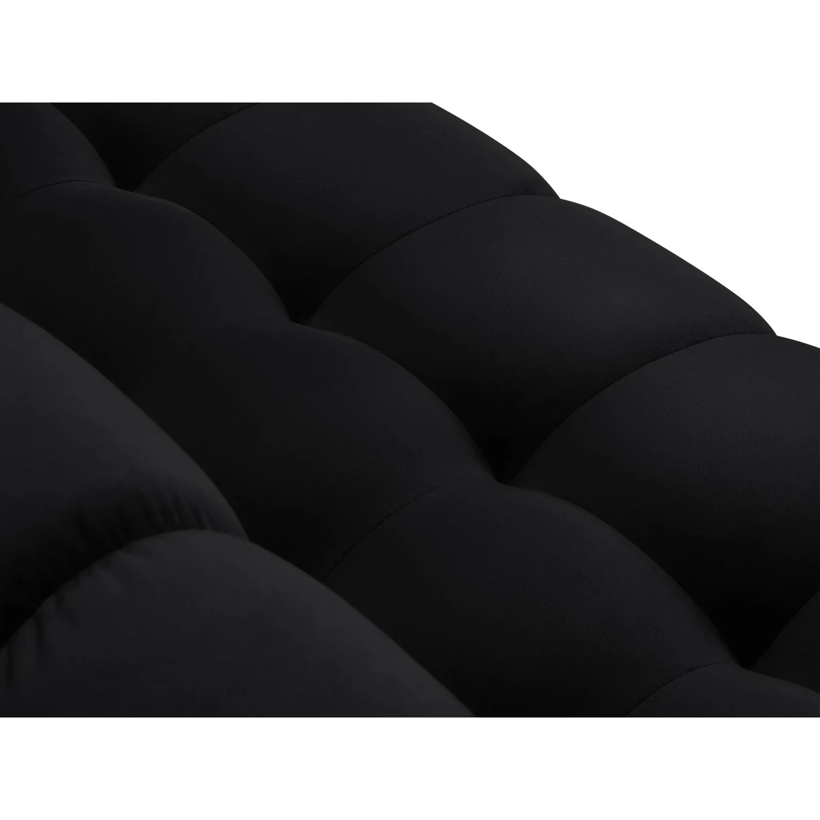 Mamaia 4-Sitzer Ecksofa, Linke Seite, Metallbeine Schwarz, mit Bezug aus Samt oder Strukturstoff, 293x185 cm - Image 88