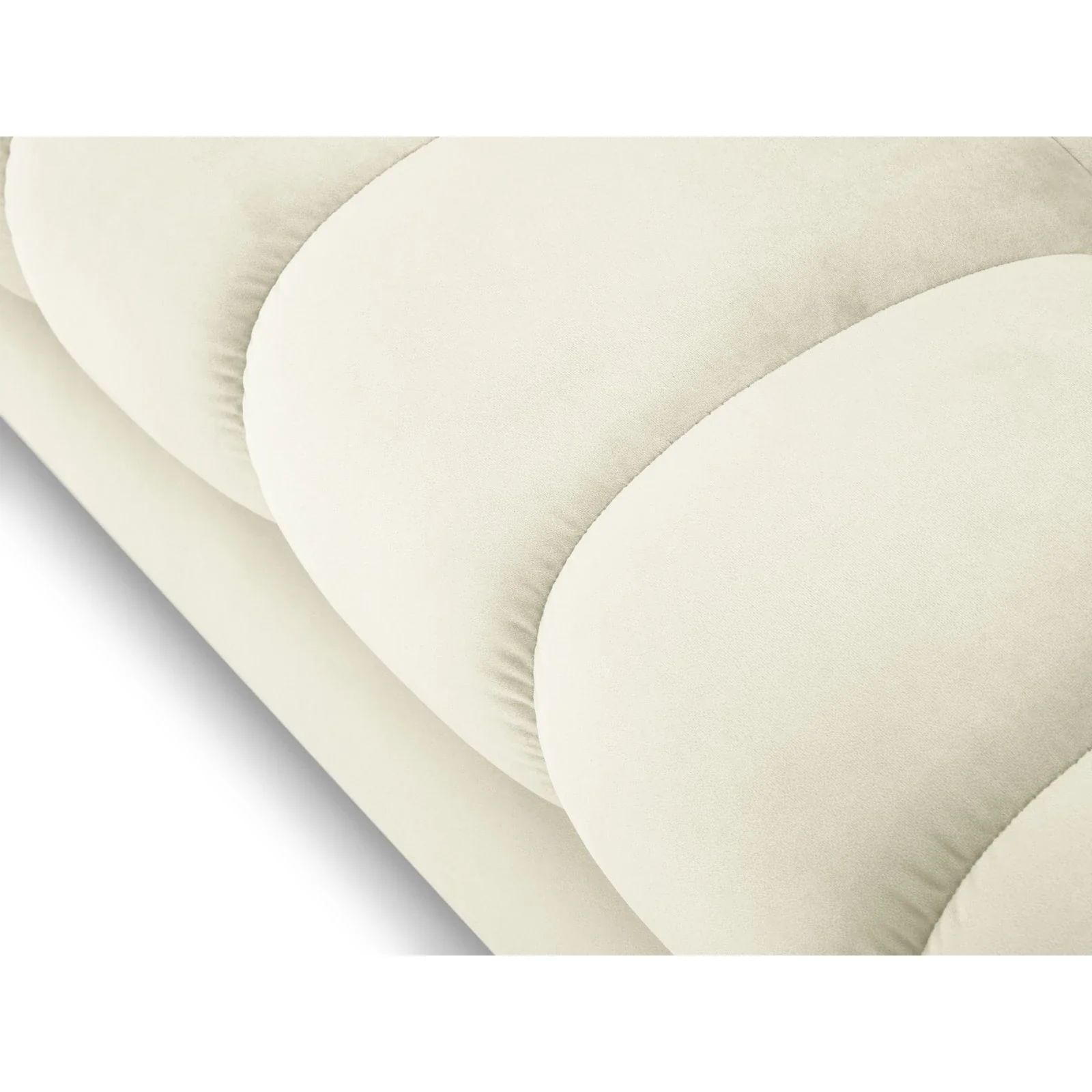 Mamaia 4-Sitzer Ecksofa, Rechte Seite, Beine Goldmetall, mit Bezug aus Samt oder Strukturstoff, 293x185 cm - Image 54