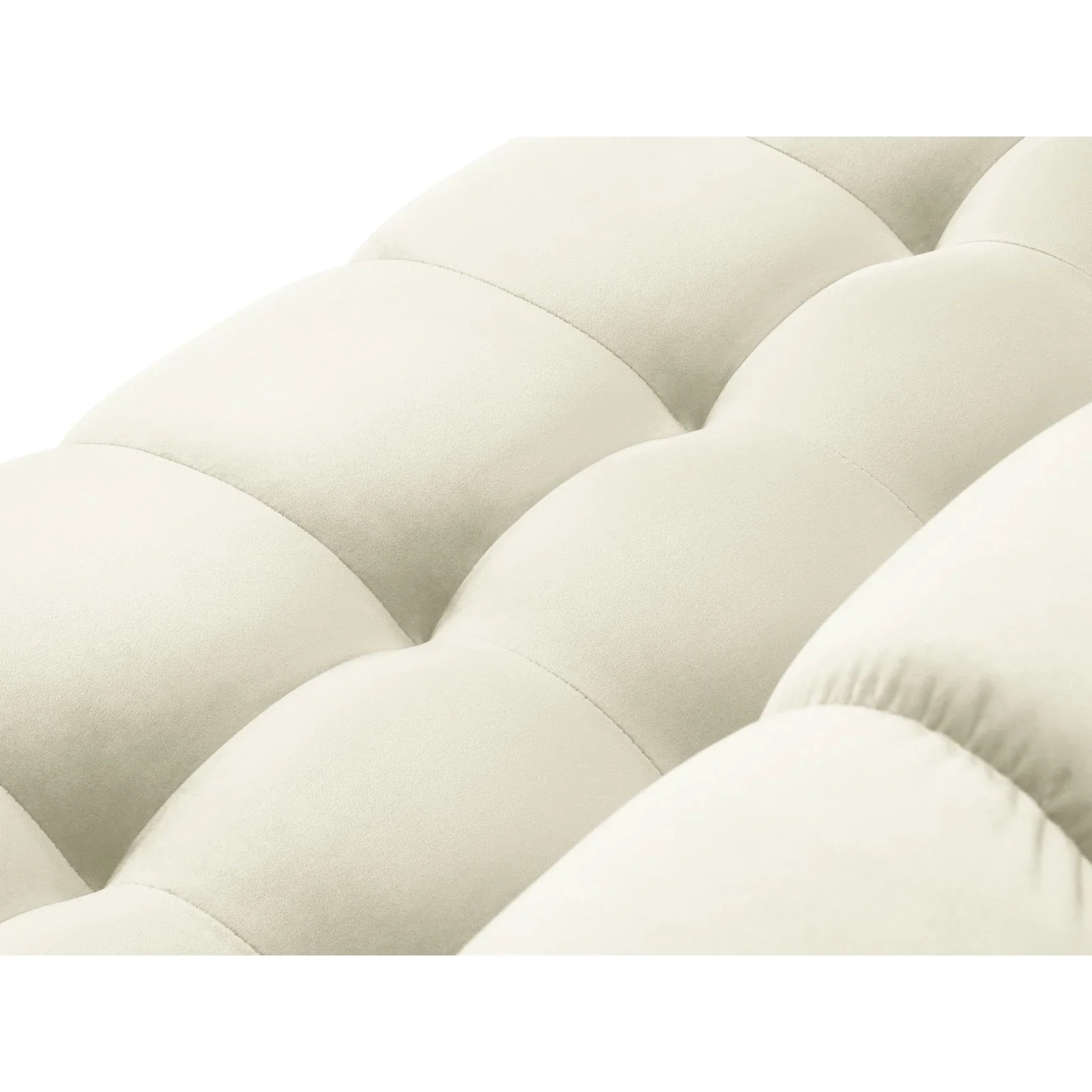 Mamaia 4-Sitzer Ecksofa, Rechte Seite, Beine Goldmetall, mit Bezug aus Samt oder Strukturstoff, 293x185 cm - Image 56