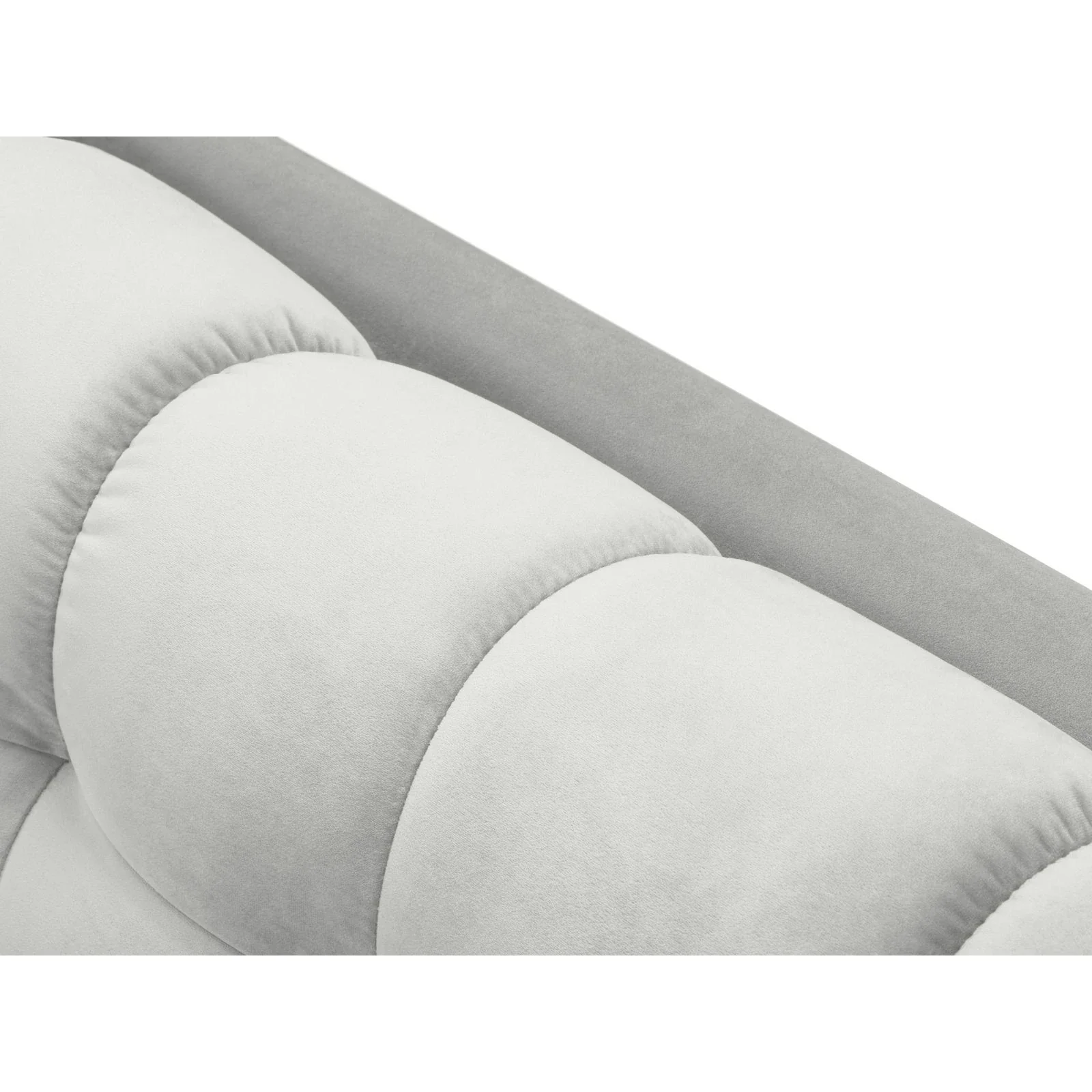 Mamaia 4-Sitzer Ecksofa, Rechte Seite, Beine Goldmetall, mit Bezug aus Samt oder Strukturstoff, 293x185 cm - Image 63