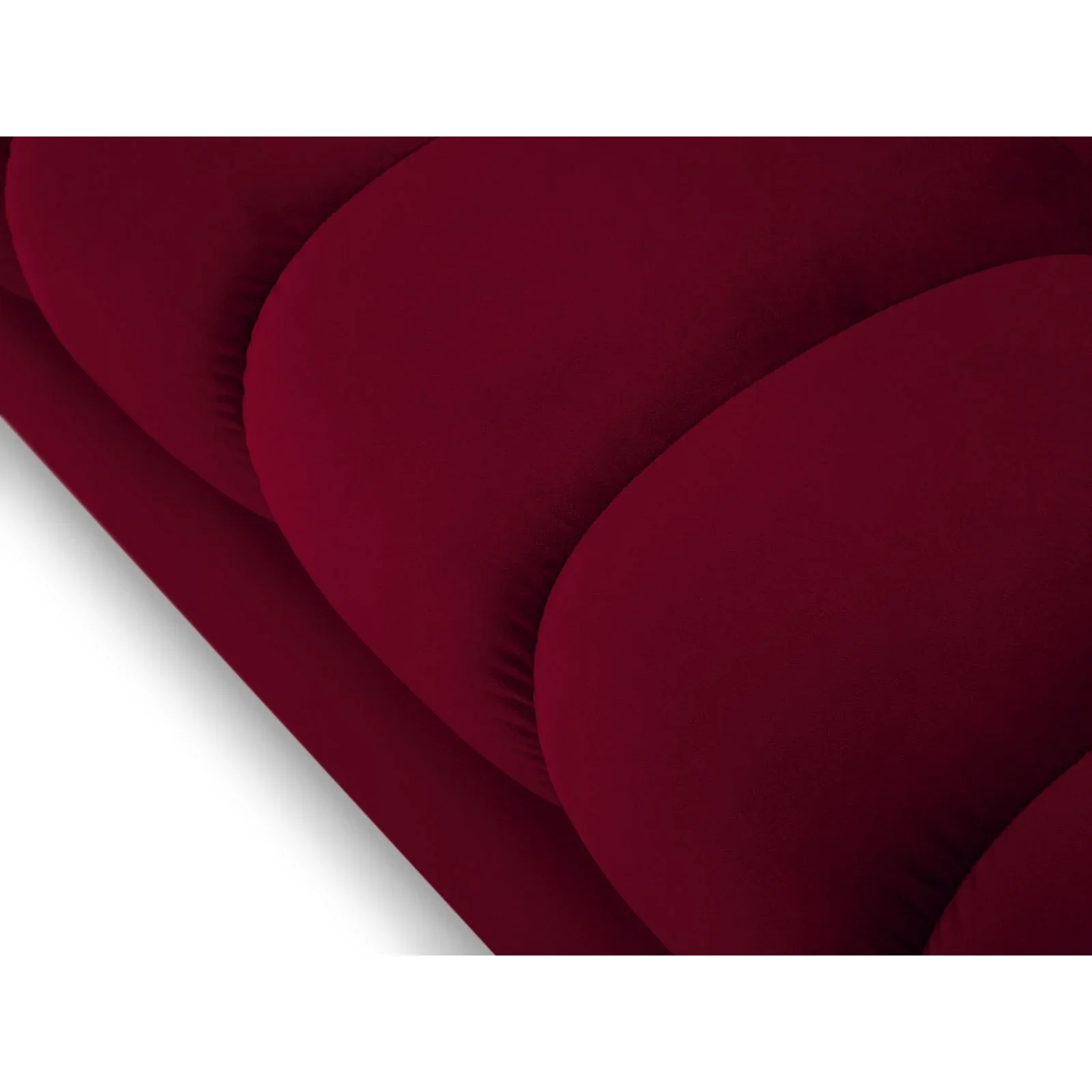 Mamaia 4-Sitzer Ecksofa, Rechte Seite, Metallbeine Schwarz, mit Bezug aus Samt oder Strukturstoff, 293x185 cm - Image 102