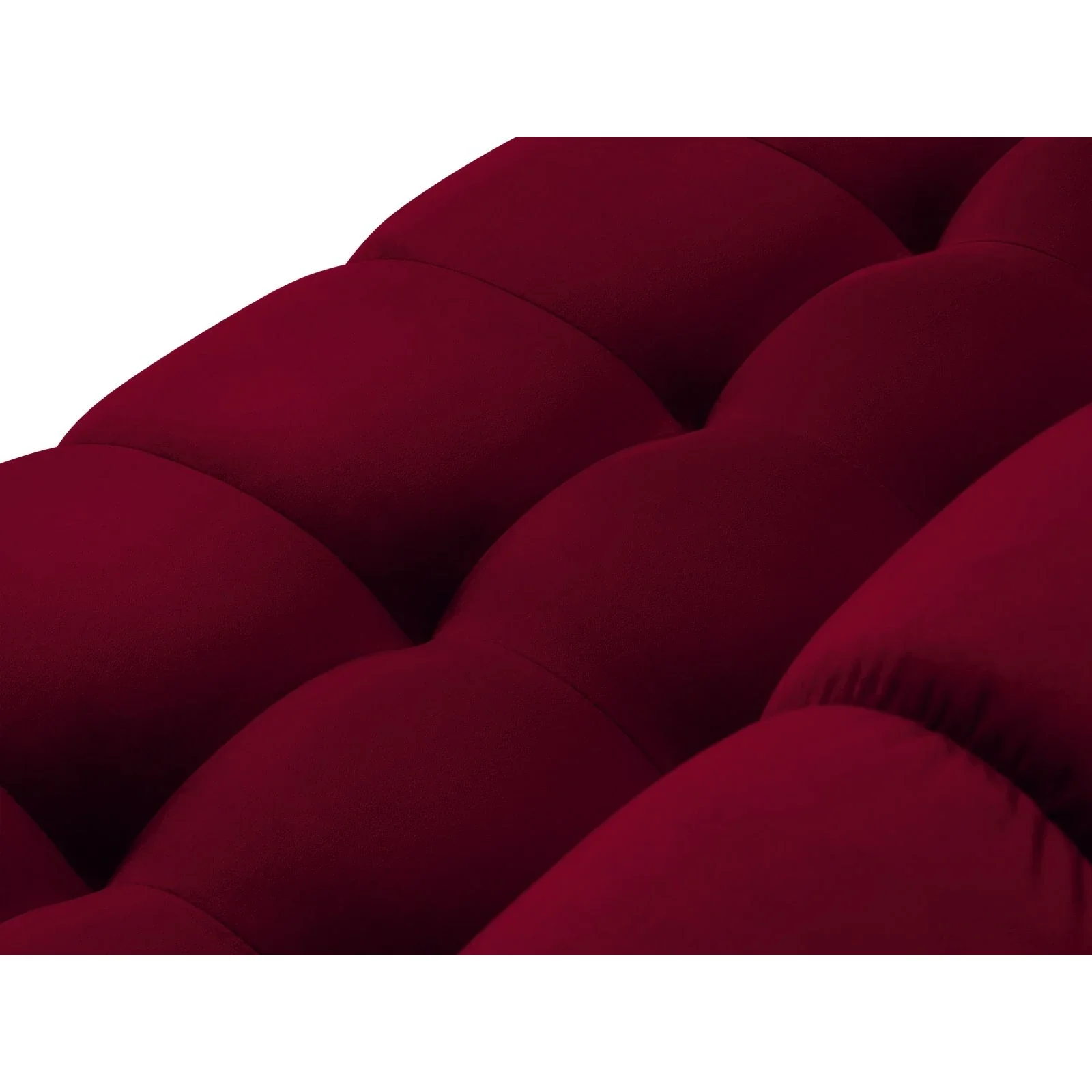 Mamaia 4-Sitzer Ecksofa, Rechte Seite, Metallbeine Schwarz, mit Bezug aus Samt oder Strukturstoff, 293x185 cm - Image 104