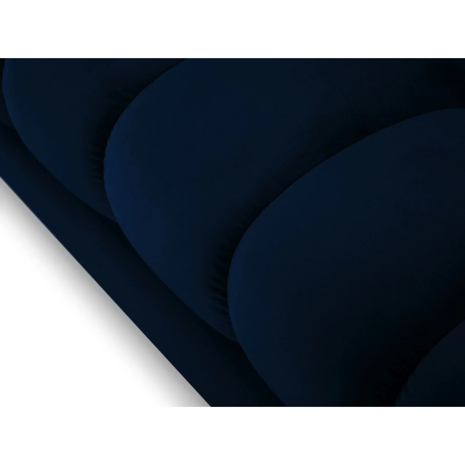 Mamaia 4-Sitzer Ecksofa, Rechte Seite, Metallbeine Schwarz, mit Bezug aus Samt oder Strukturstoff, 293x185 cm - Image 142