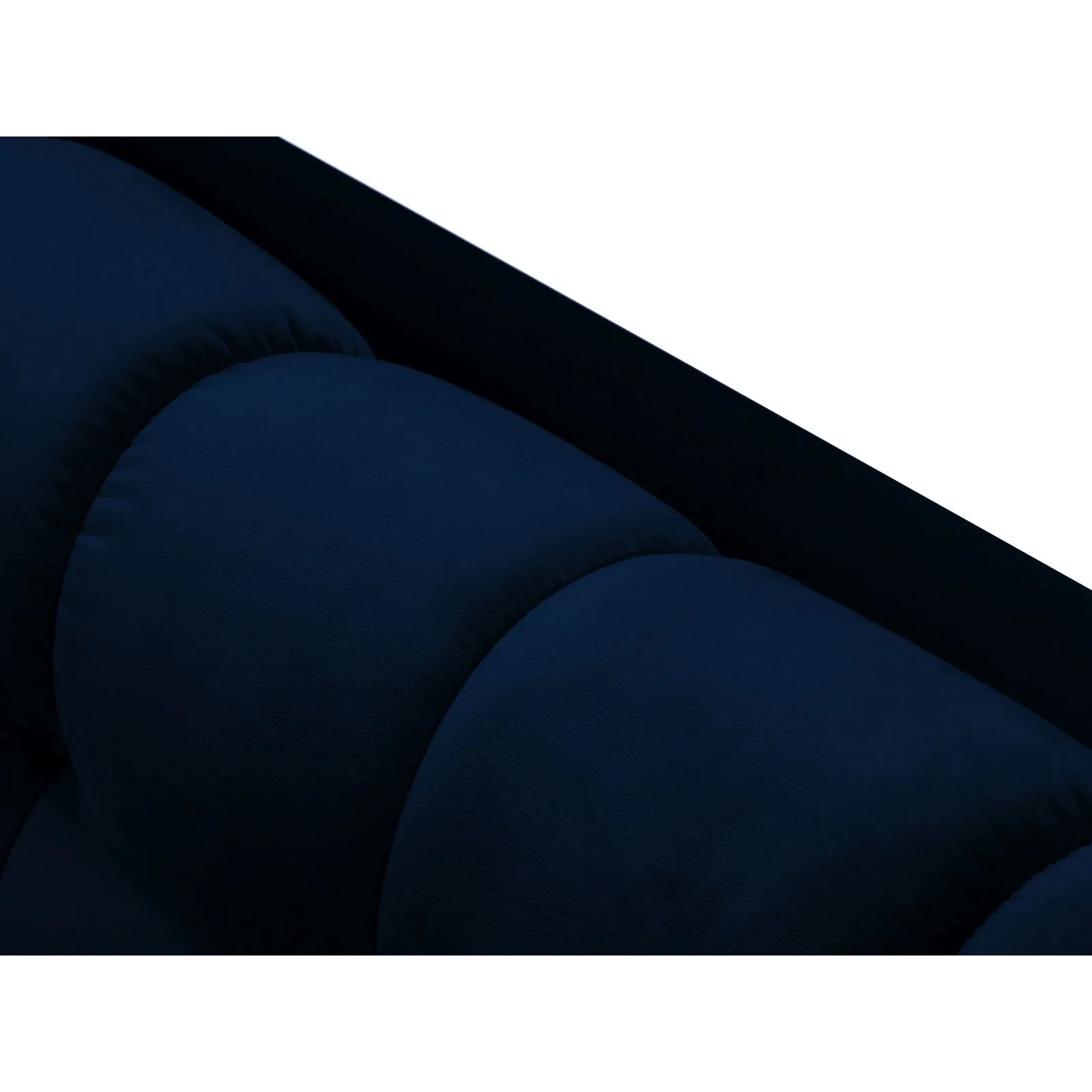 Mamaia 4-Sitzer Ecksofa, Rechte Seite, Metallbeine Schwarz, mit Bezug aus Samt oder Strukturstoff, 293x185 cm - Image 143