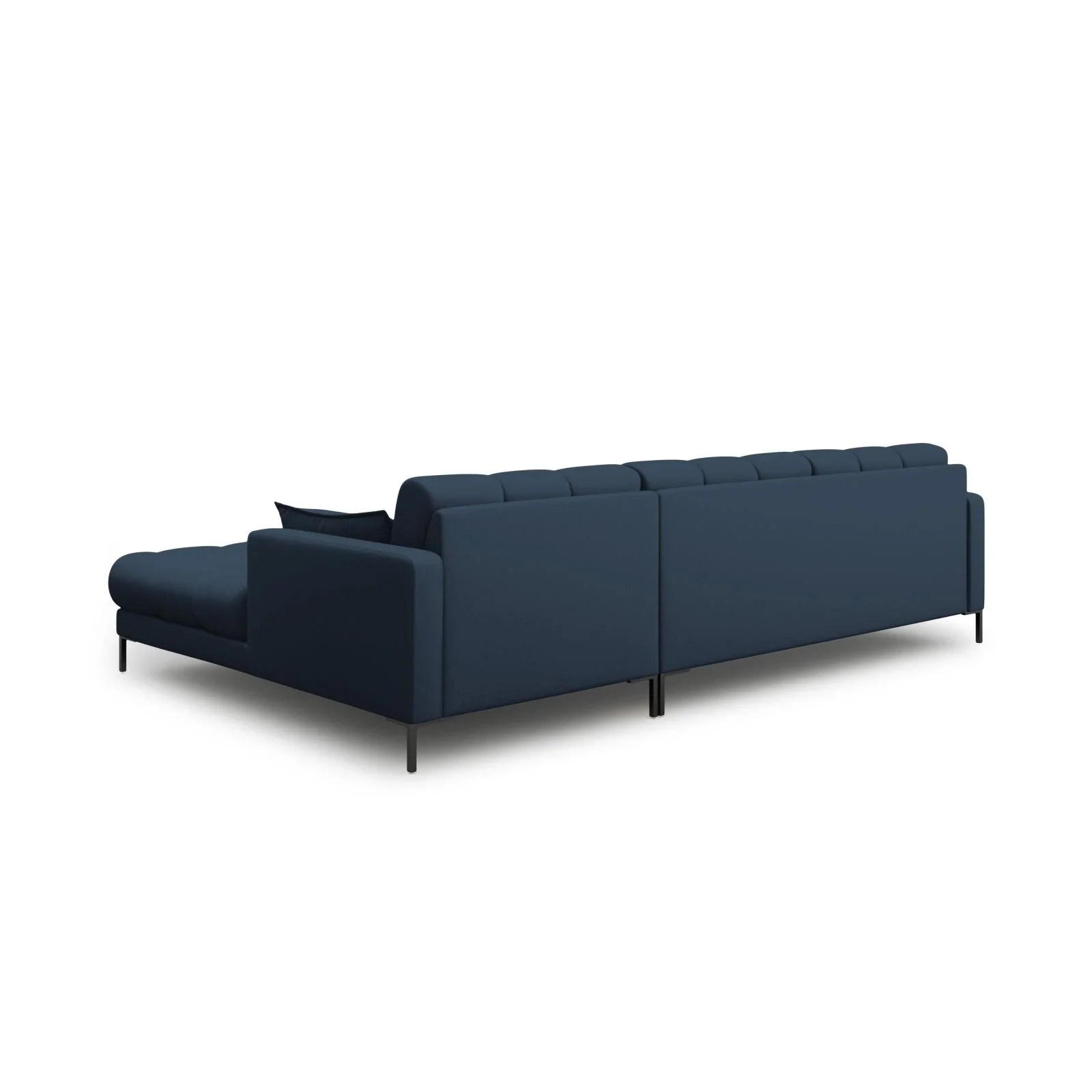 Mamaia 4-Sitzer Ecksofa, Rechte Seite, Metallbeine Schwarz, mit Bezug aus Samt oder Strukturstoff, 293x185 cm - Image 34