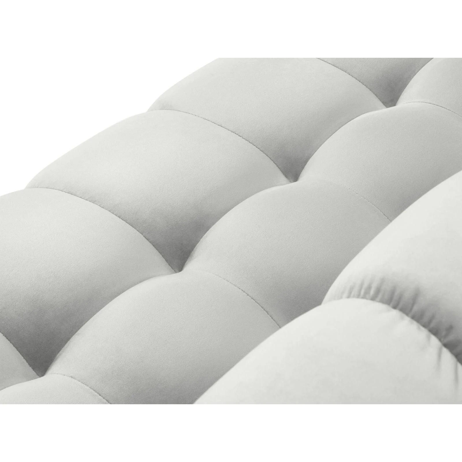 Mamaia 4-Sitzer Ecksofa, Rechte Seite, Metallbeine Schwarz, mit Bezug aus Samt oder Strukturstoff, 293x185 cm - Image 64