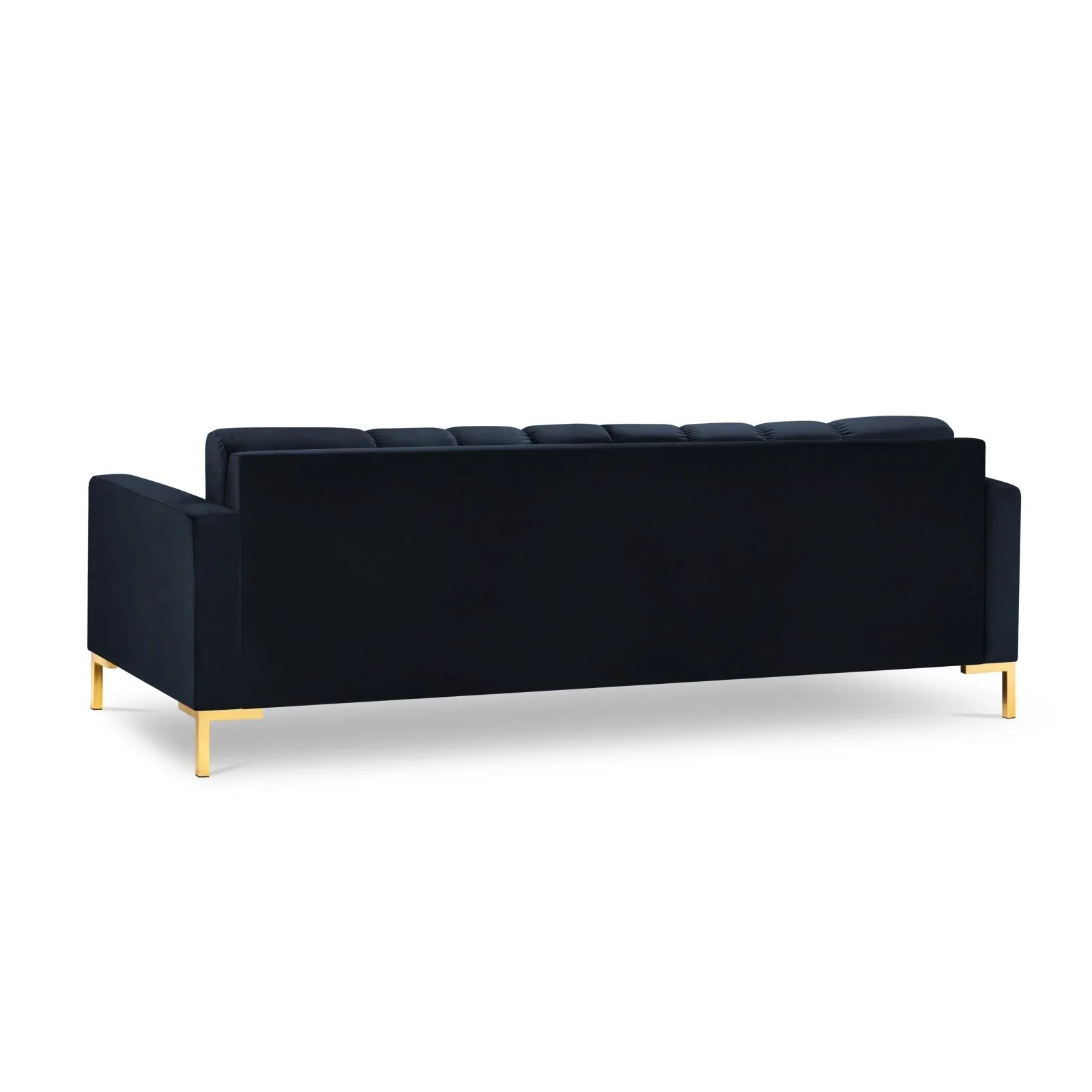 Mamaia 4-Sitzer Sofa, Beine Goldmetall, mit Bezug aus Samt oder Strukturstoff, 217x96 cm - Image 100