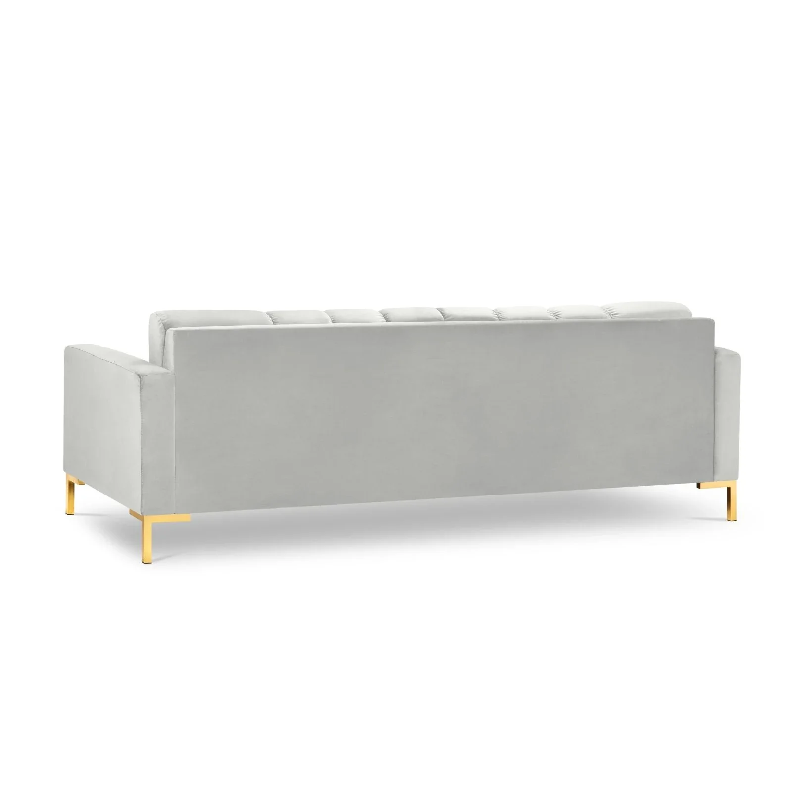 Mamaia 4-Sitzer Sofa, Beine Goldmetall, mit Bezug aus Samt oder Strukturstoff, 217x96 cm - Image 108