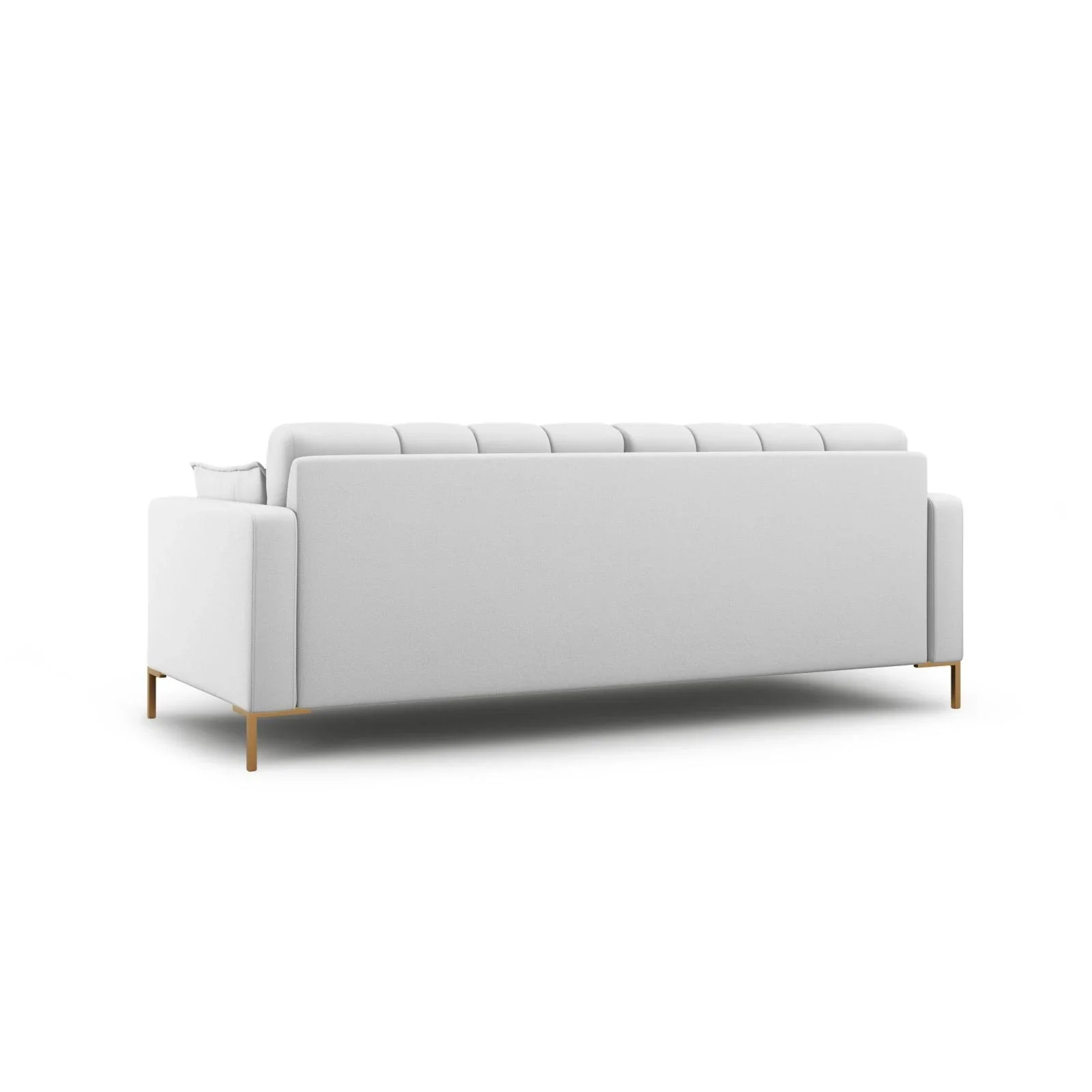 Mamaia 4-Sitzer Sofa, Beine Goldmetall, mit Bezug aus Samt oder Strukturstoff, 217x96 cm - Image 11