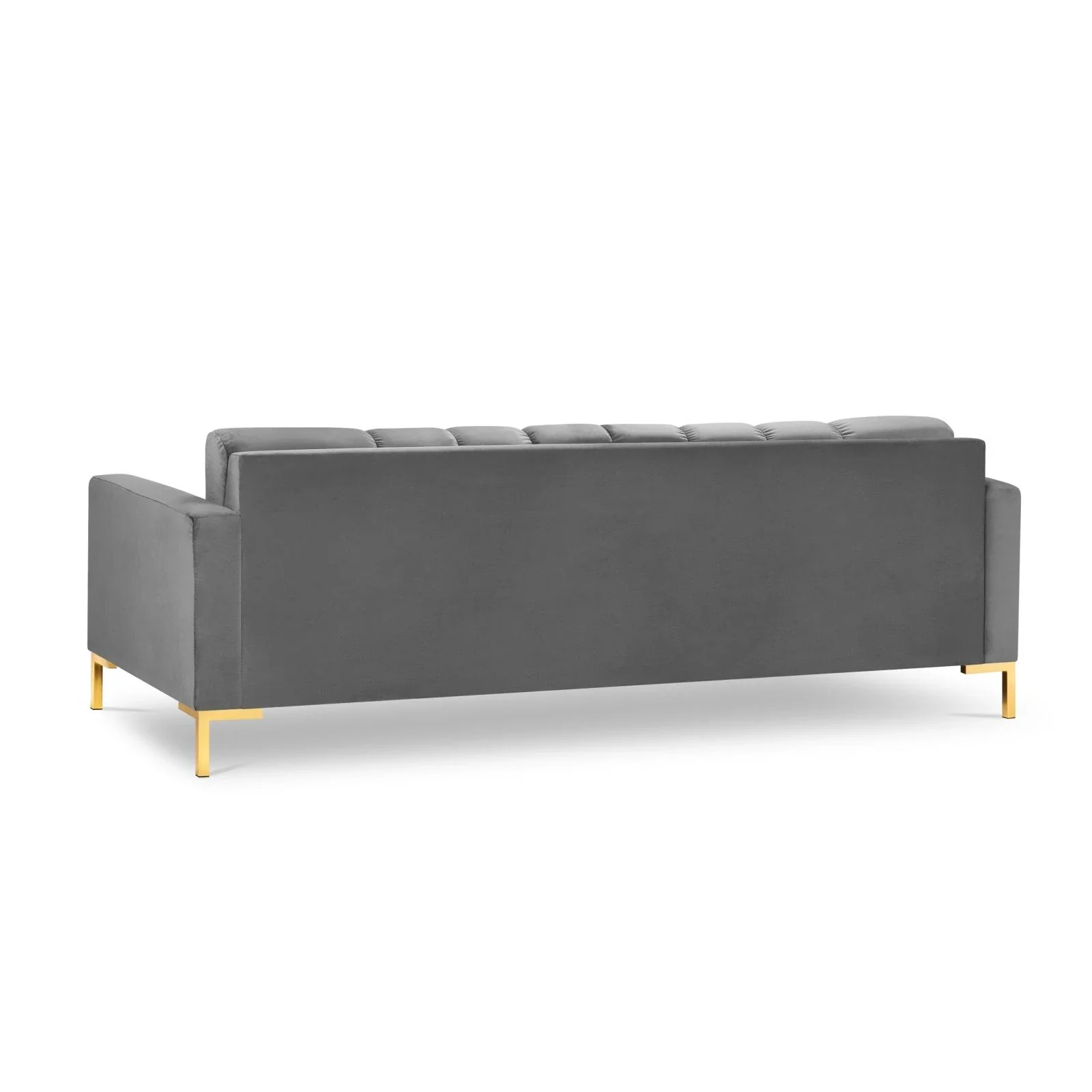 Mamaia 4-Sitzer Sofa, Beine Goldmetall, mit Bezug aus Samt oder Strukturstoff, 217x96 cm - Image 116