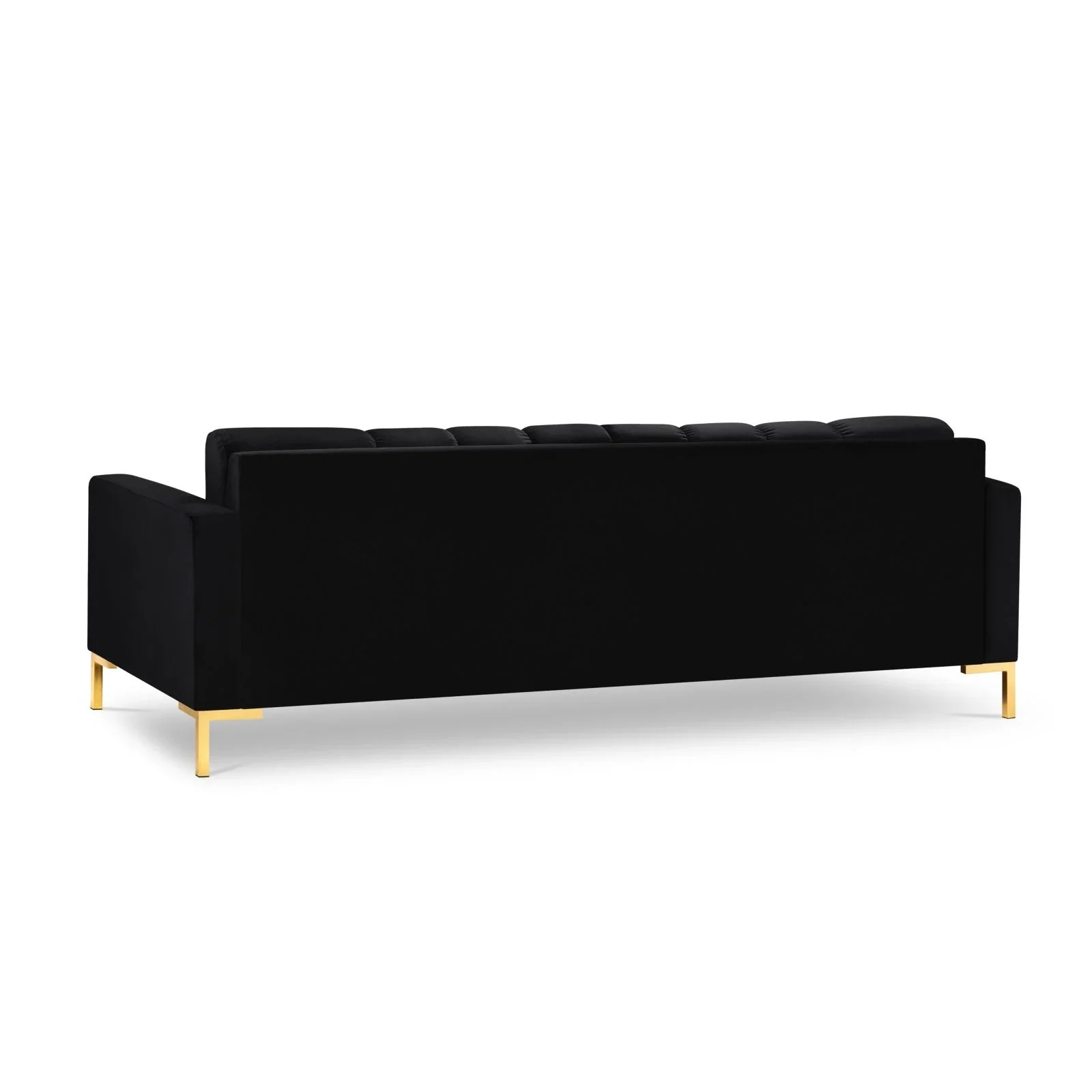 Mamaia 4-Sitzer Sofa, Beine Goldmetall, mit Bezug aus Samt oder Strukturstoff, 217x96 cm - Image 132