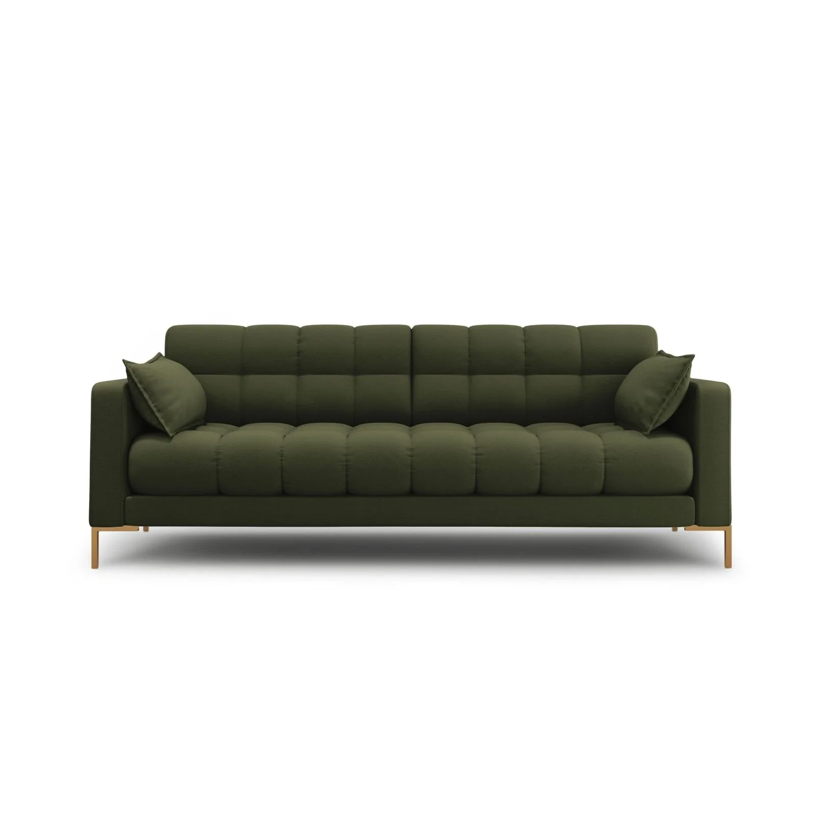 Mamaia 4-Sitzer Sofa, Beine Goldmetall, mit Bezug aus Samt oder Strukturstoff, 217x96 cm - Image 25