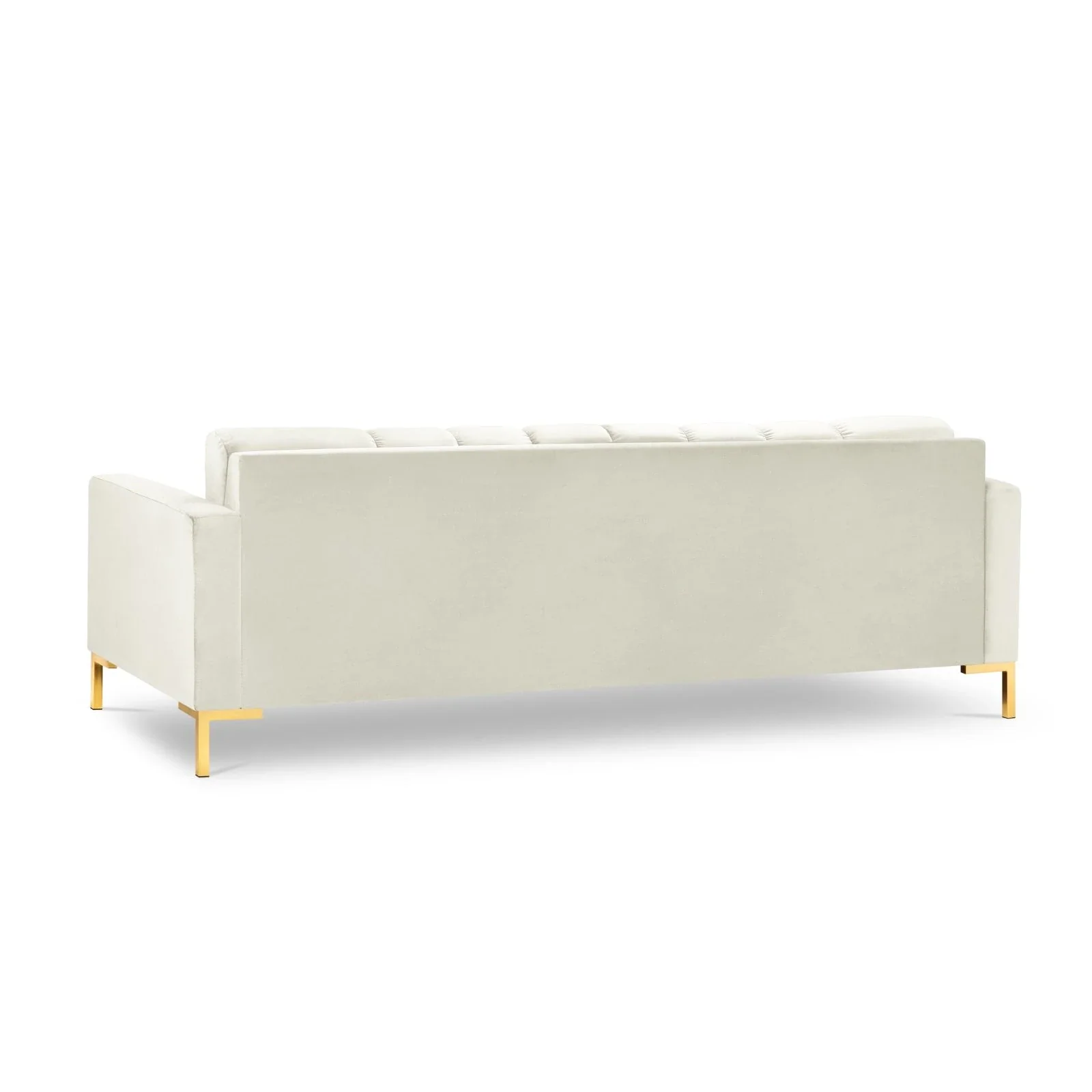 Mamaia 4-Sitzer Sofa, Beine Goldmetall, mit Bezug aus Samt oder Strukturstoff, 217x96 cm - Image 36