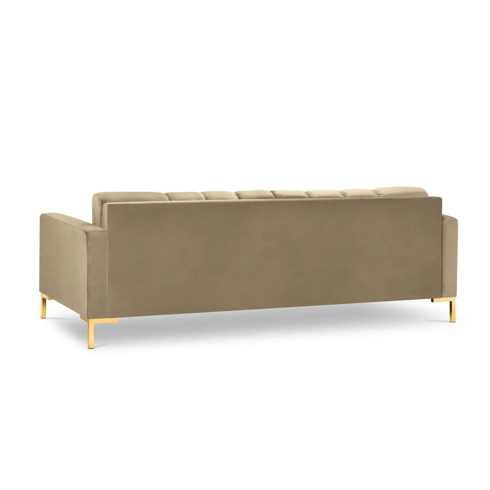 Mamaia 4-Sitzer Sofa, Beine Goldmetall, mit Bezug aus Samt oder Strukturstoff, 217x96 cm - Image 44