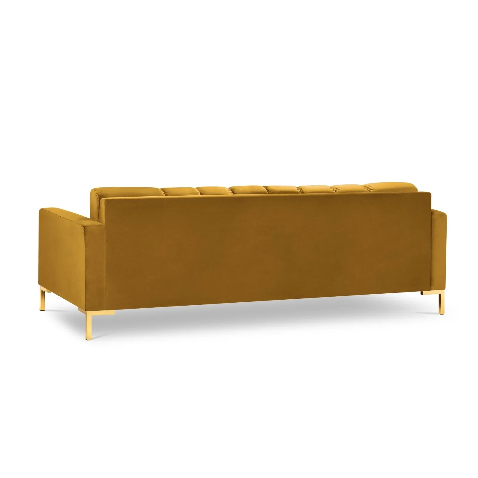 Mamaia 4-Sitzer Sofa, Beine Goldmetall, mit Bezug aus Samt oder Strukturstoff, 217x96 cm - Image 68