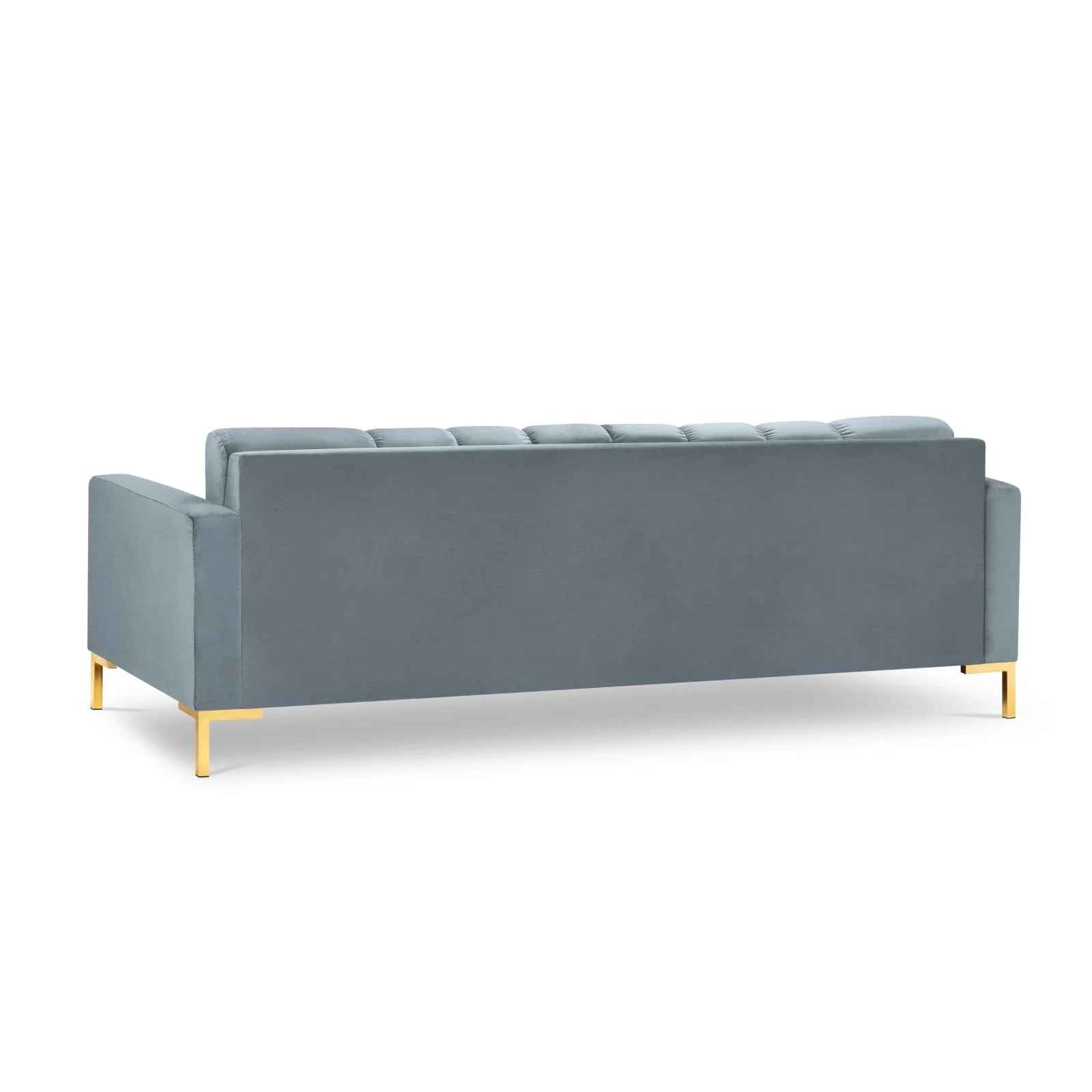 Mamaia 4-Sitzer Sofa, Beine Goldmetall, mit Bezug aus Samt oder Strukturstoff, 217x96 cm - Image 84