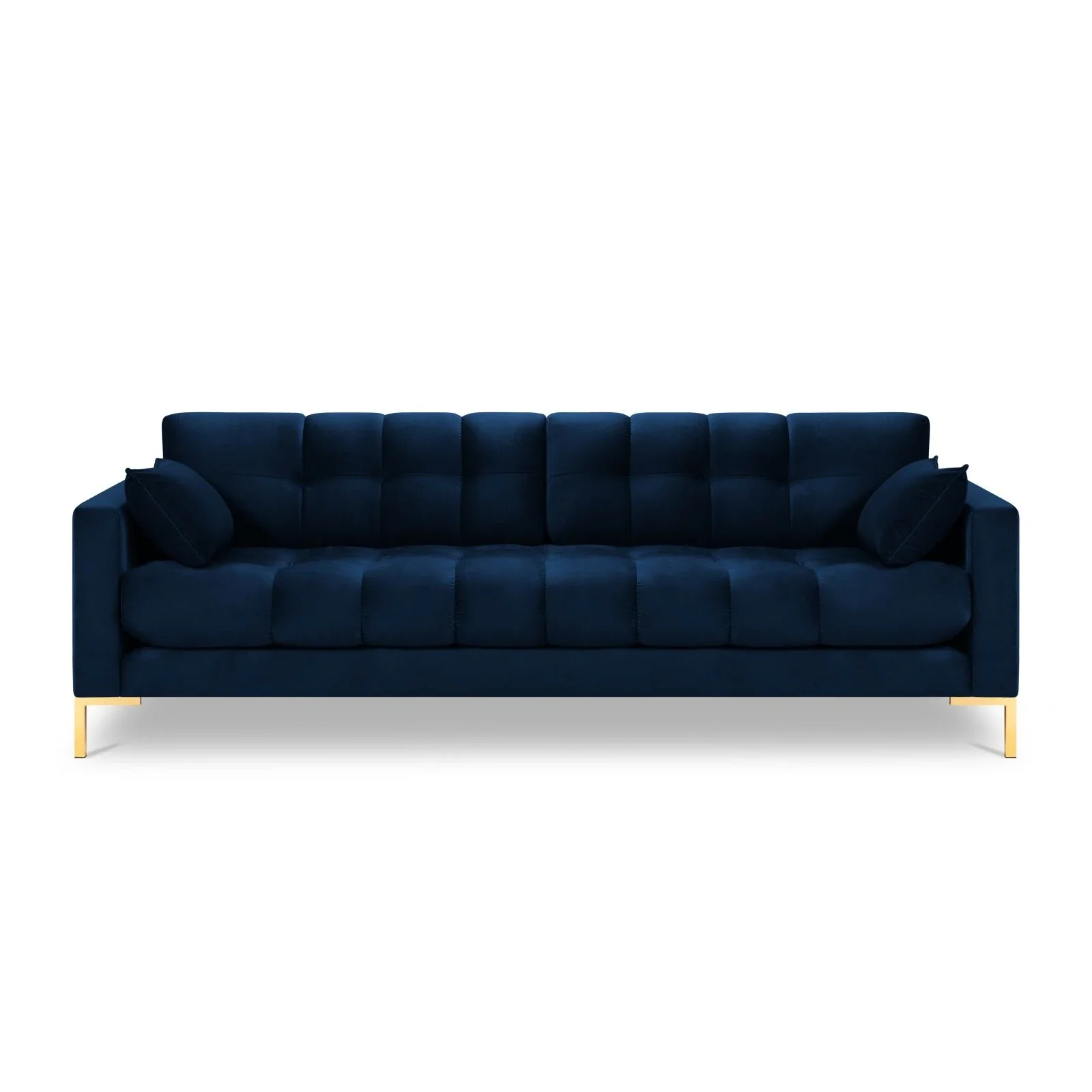 Mamaia 4-Sitzer Sofa, Beine Goldmetall, mit Bezug aus Samt oder Strukturstoff, 217x96 cm - Image 91