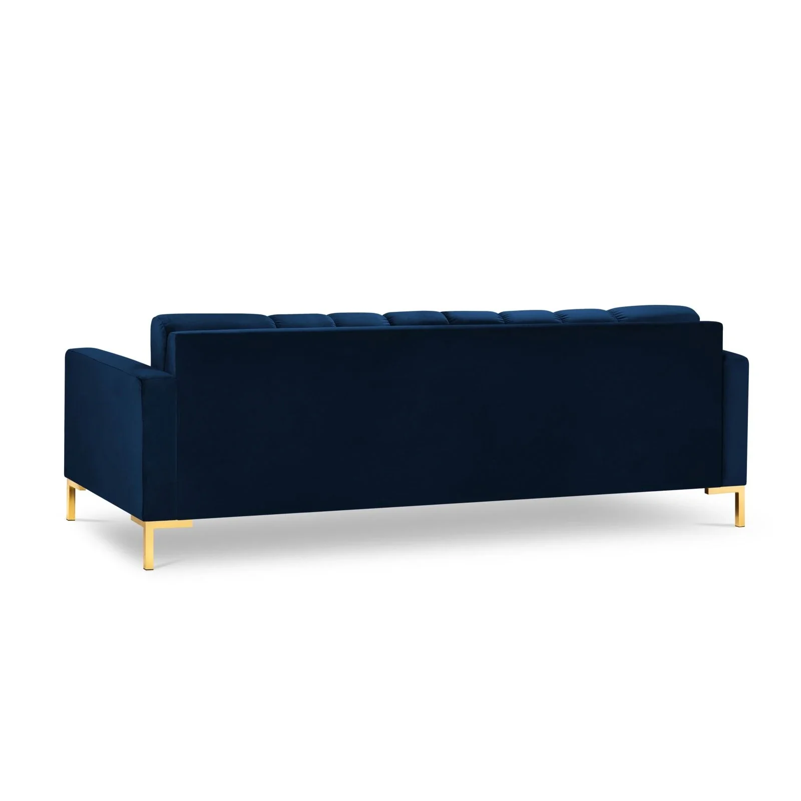 Mamaia 4-Sitzer Sofa, Beine Goldmetall, mit Bezug aus Samt oder Strukturstoff, 217x96 cm - Image 92