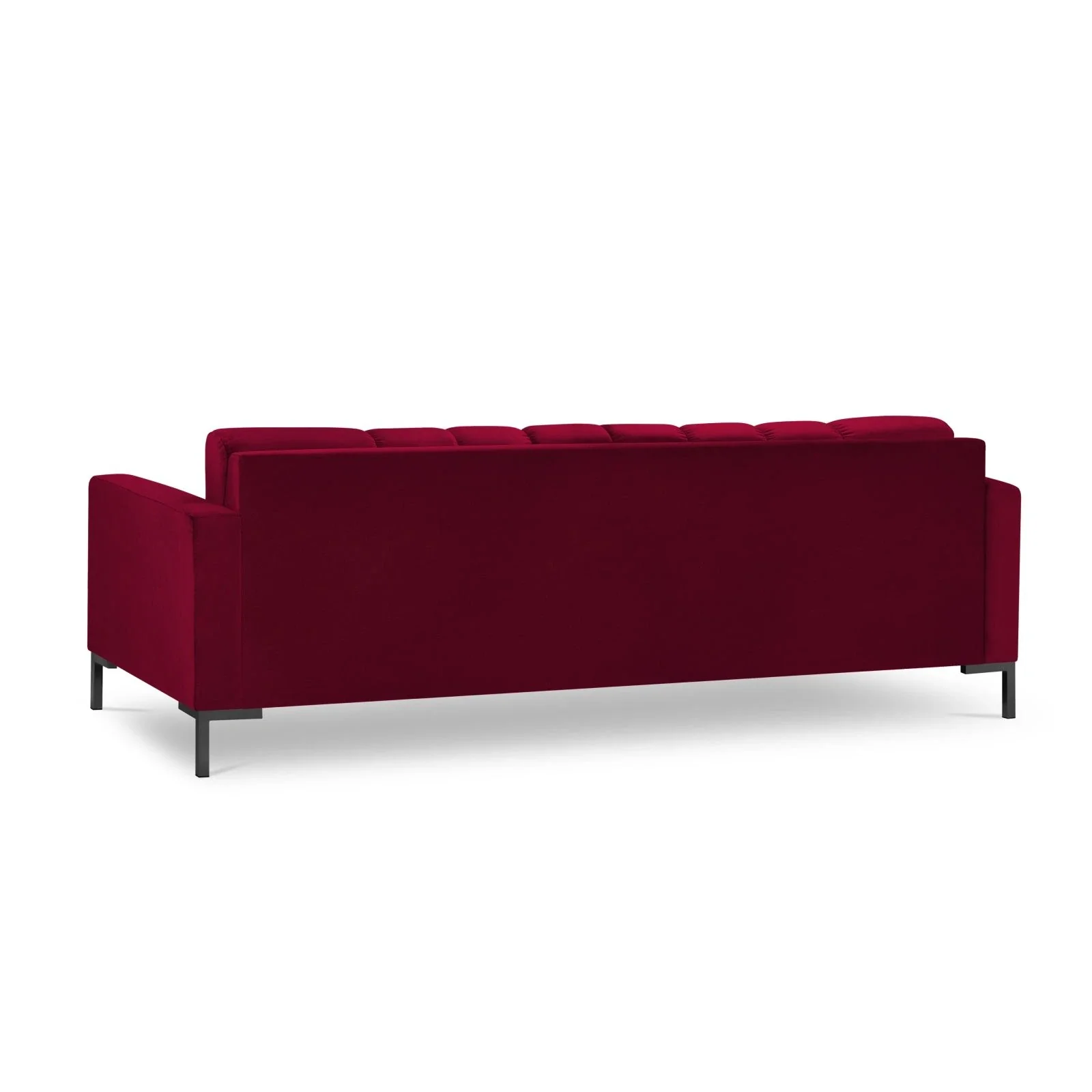 Mamaia 4-Sitzer Sofa, Metallbeine Schwarz, mit Bezug aus Samt oder Strukturstoff, 217x96 cm - Image 52
