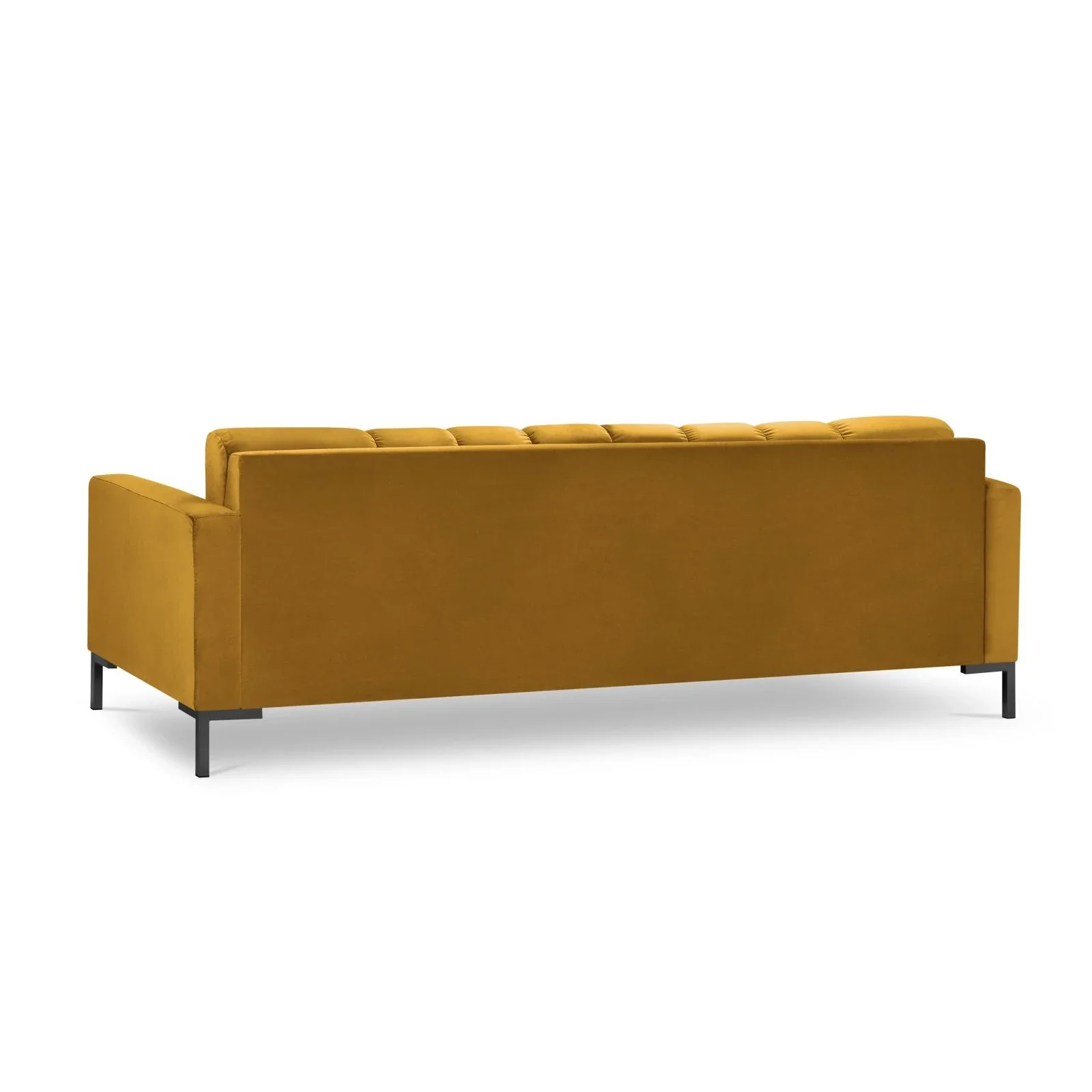 Mamaia 4-Sitzer Sofa, Metallbeine Schwarz, mit Bezug aus Samt oder Strukturstoff, 217x96 cm - Image 68