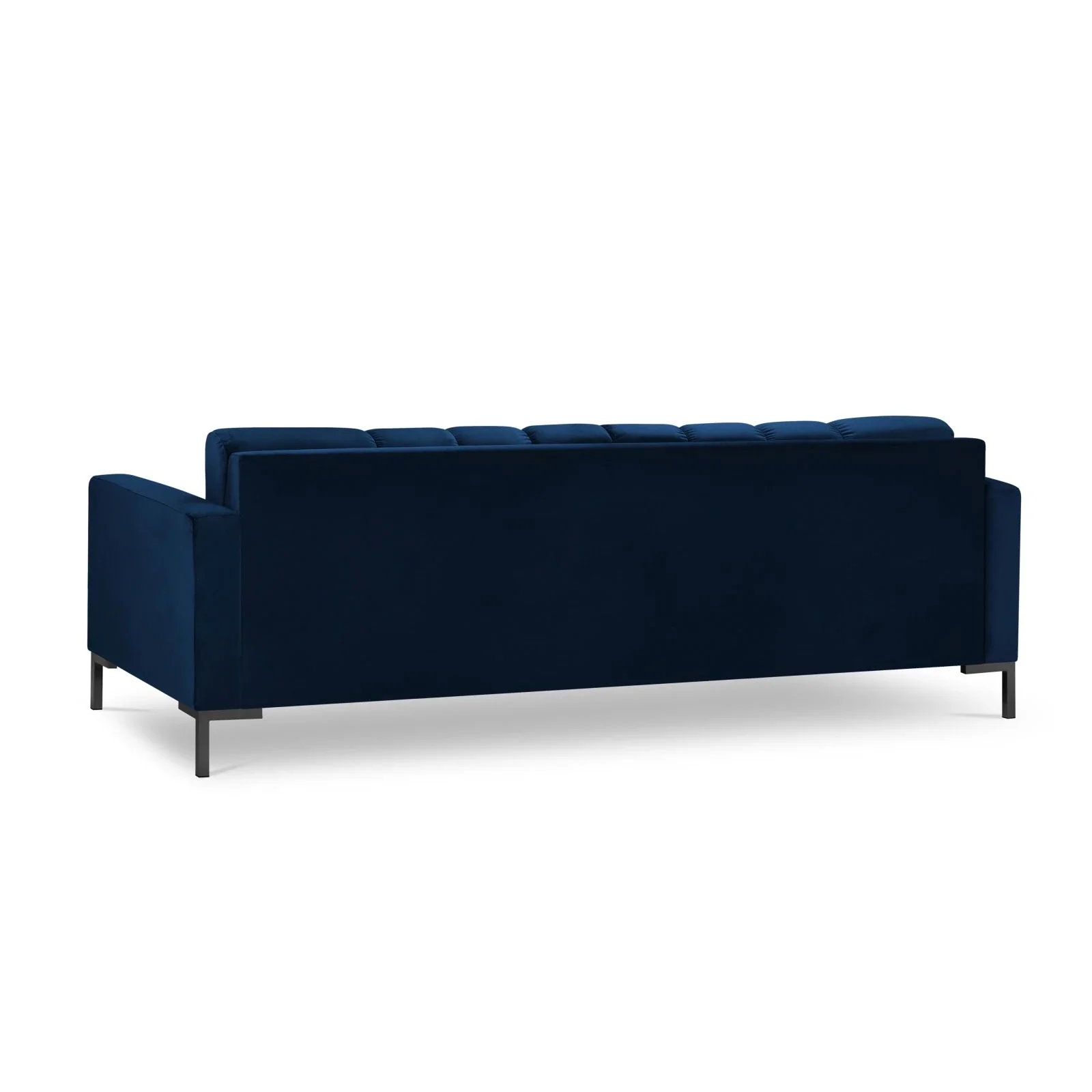 Mamaia 4-Sitzer Sofa, Metallbeine Schwarz, mit Bezug aus Samt oder Strukturstoff, 217x96 cm - Image 92
